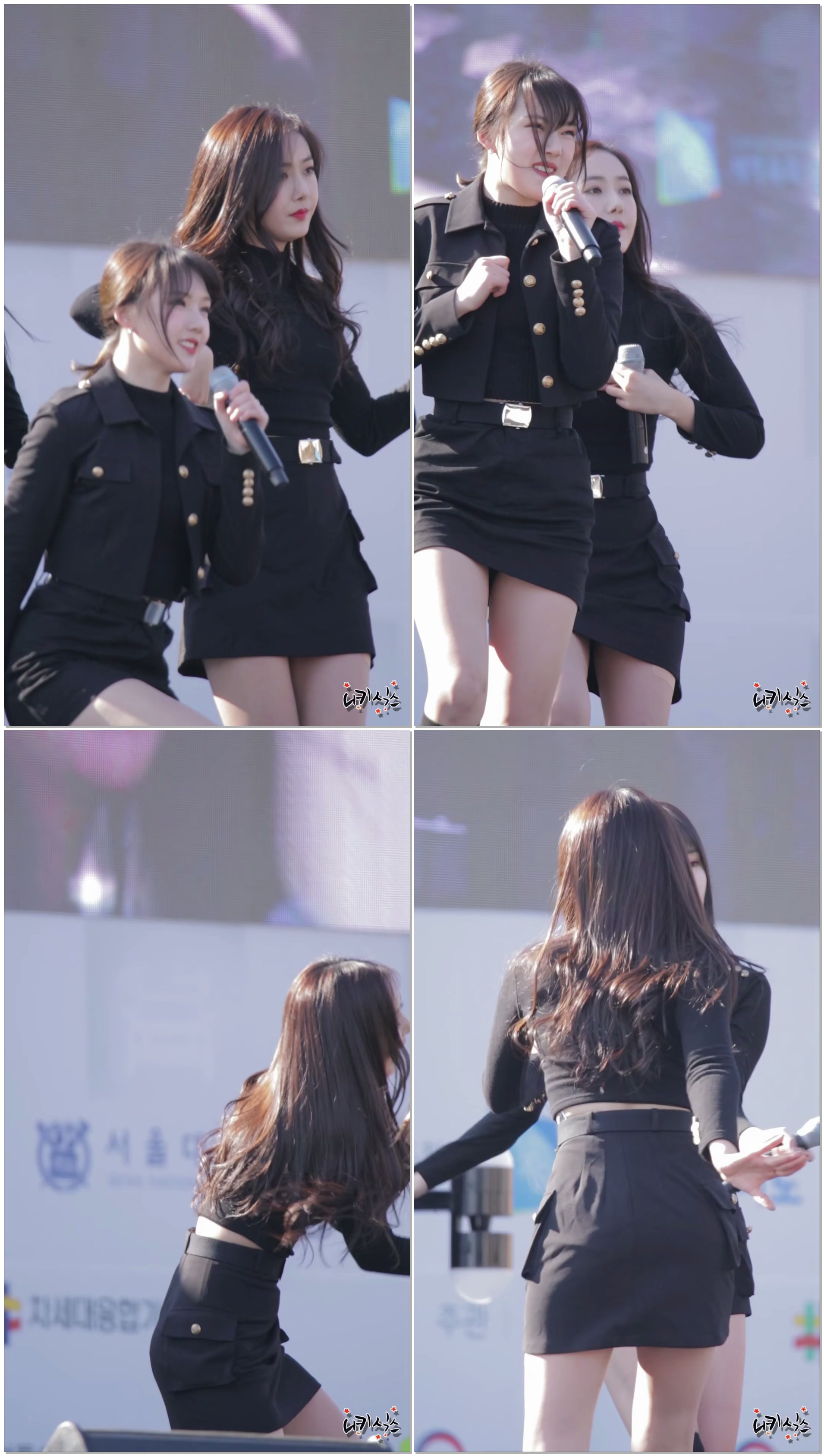 171116 여자친구(GFRIEND) 신비 귀를 기울이면 판교 자율주행모터쇼 직캠(Fancam) by 니키식스