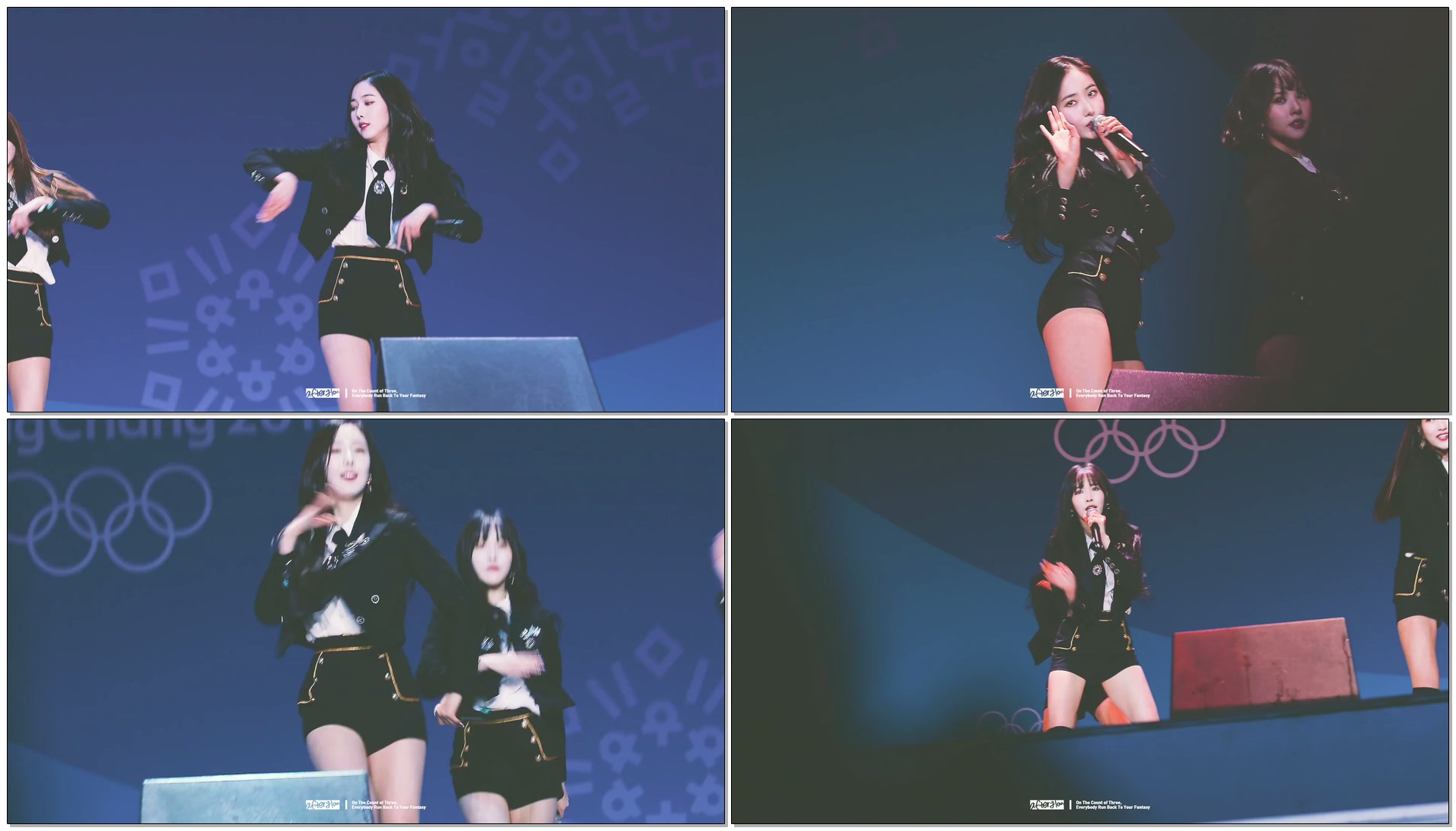 180223 여자친구(GFRIEND) 신비(SinB) - 핑(Crush) @ 평창 올림픽 헤드라이너 공연 -Handheld- 직캠(Fancam) by afterlgow