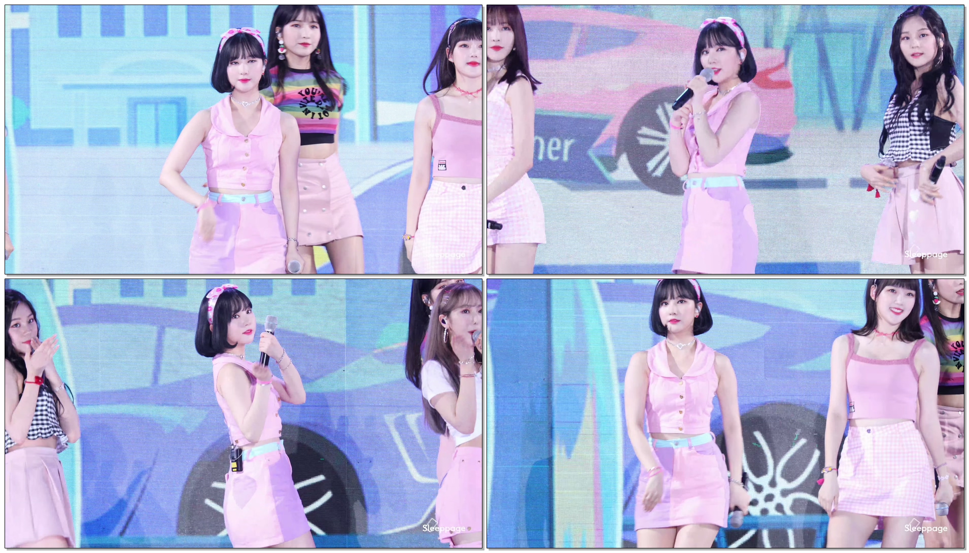 [4K] 180811 여자친구 GFriends 여름여름해 Sunny Summer 은하 Eunha @ DMZ평화콘서트 By Sleeppage