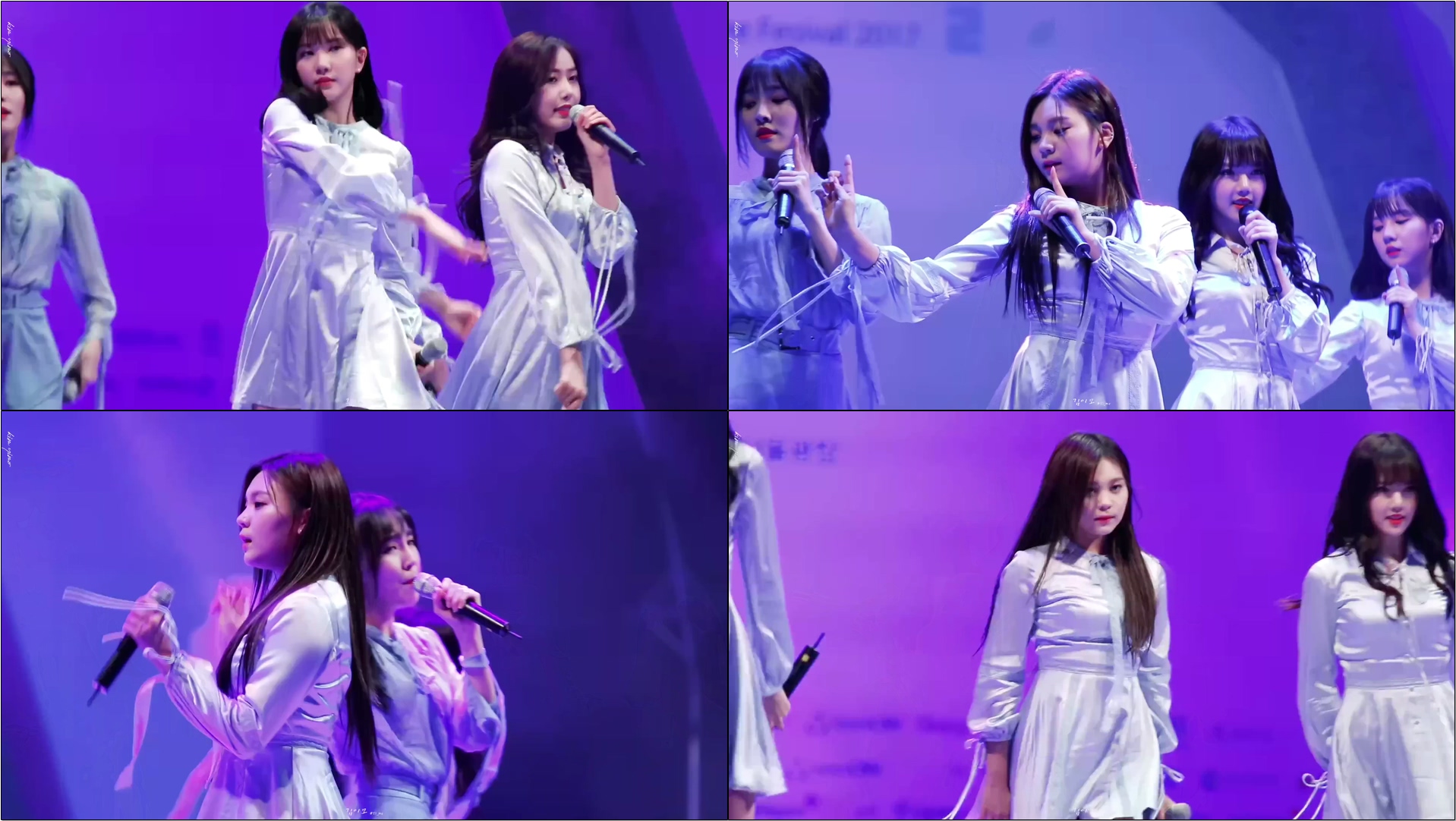 171020 여자친구(Girlfriend) 바이칼 나눔천사콘서트 '여름비(Summer Rain)' 엄지 직캠 by 김이모
