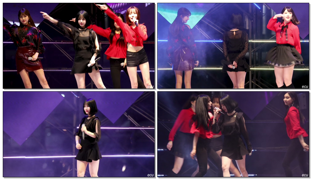 [4K] 180915 여자친구 (GFRIEND) 은하 (EUNHA) 너 그리고 나 (NAVILLERA) / 양주 천일홍 축제 직캠 fancam by ecu