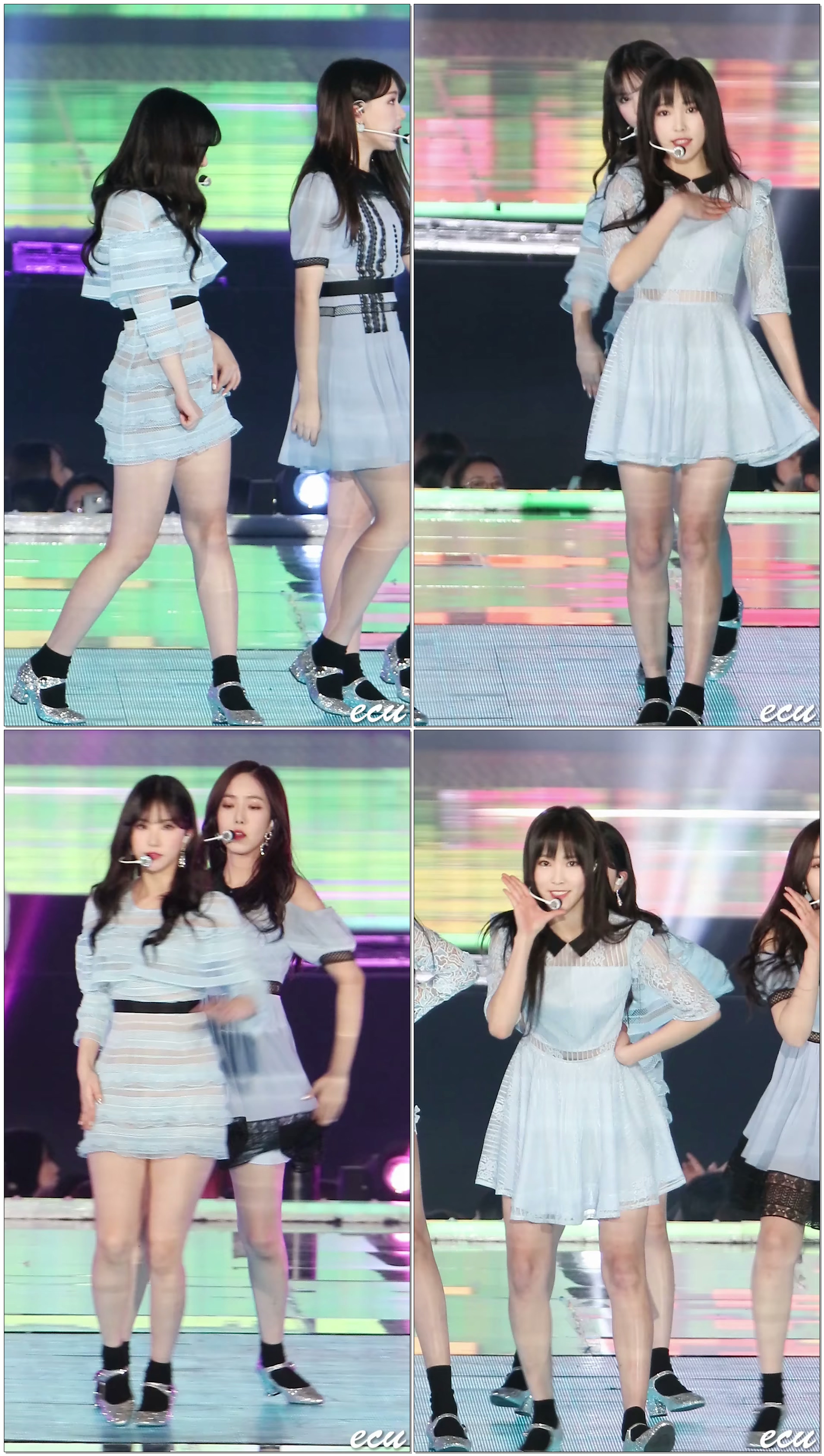 171225 여자친구 (GFRIEND) 은하 (Eunha) 귀를 기울이면 (LOVE WHISPER) / 2017 가요대전 직캠 fancam by ecu