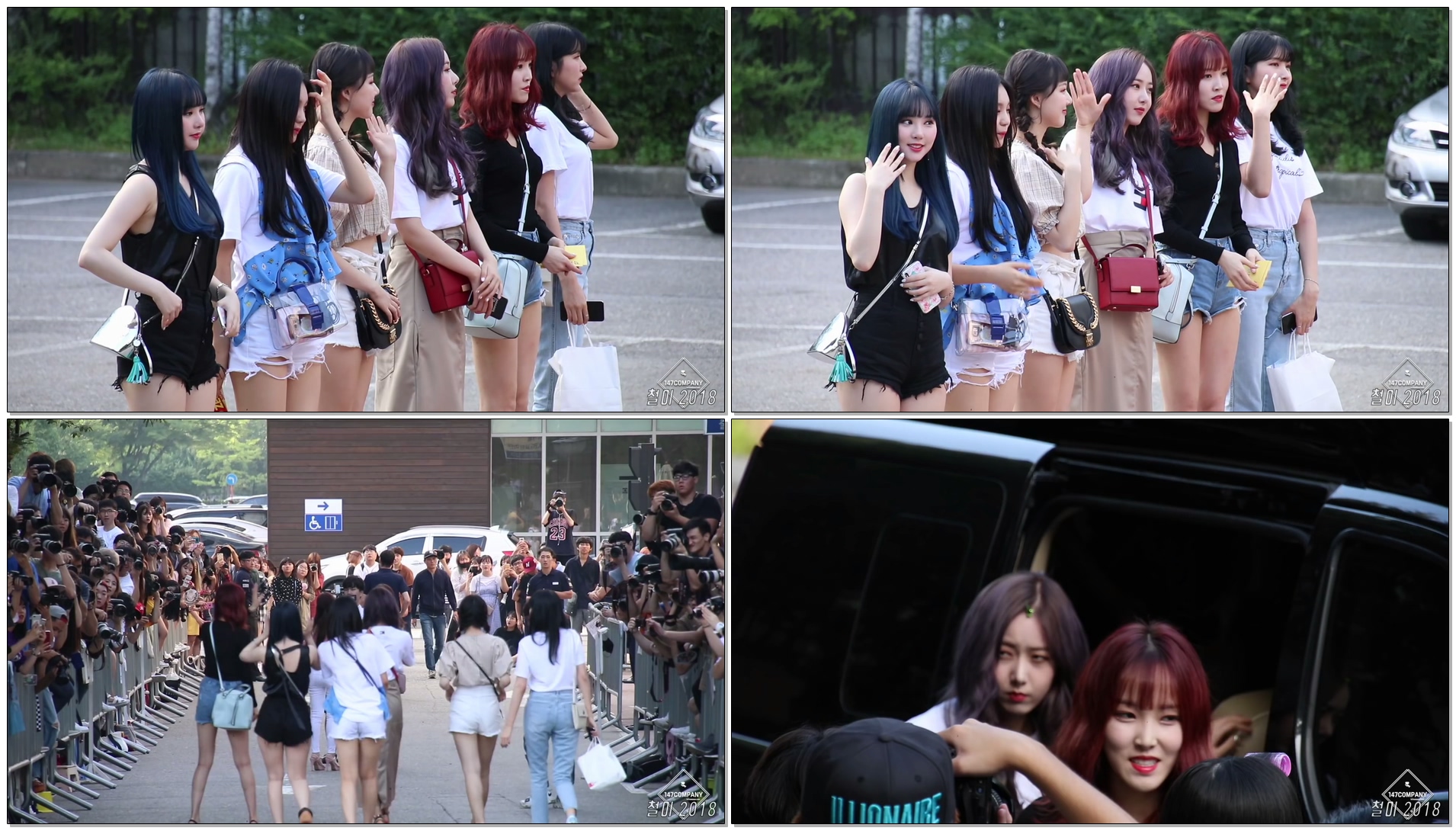 180720 여자친구 (GFRIEND) 전체 출근길 BY 철이 147Company - kbs 뮤직뱅크 신관공개홀(직캠/fancam)