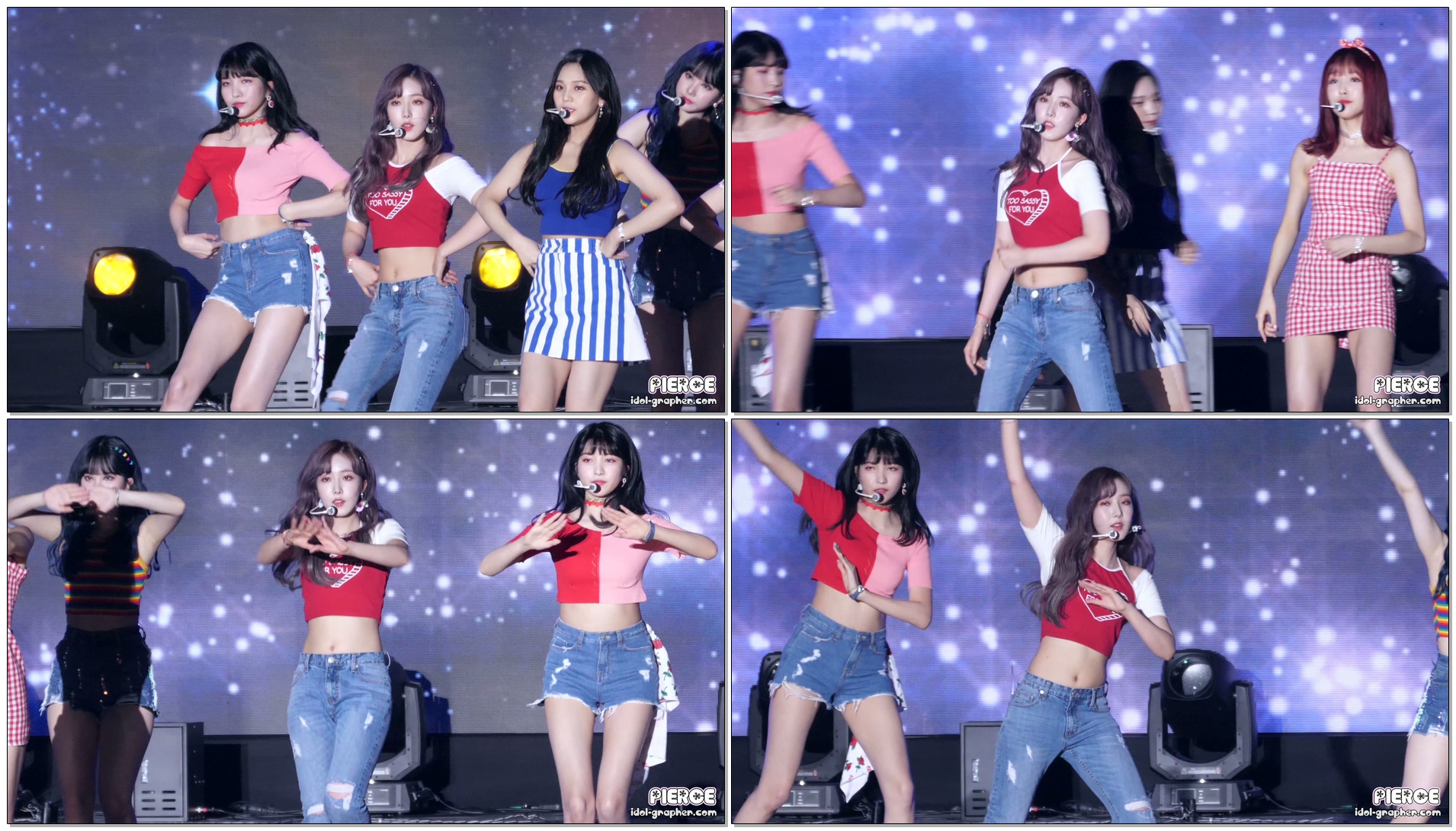 [4K] [180723] 여자친구 GFRIEND (신비 SinB) - 밤 Time for the moon night (울산 서머페스티벌) 직캠/Fancam by PIERCE