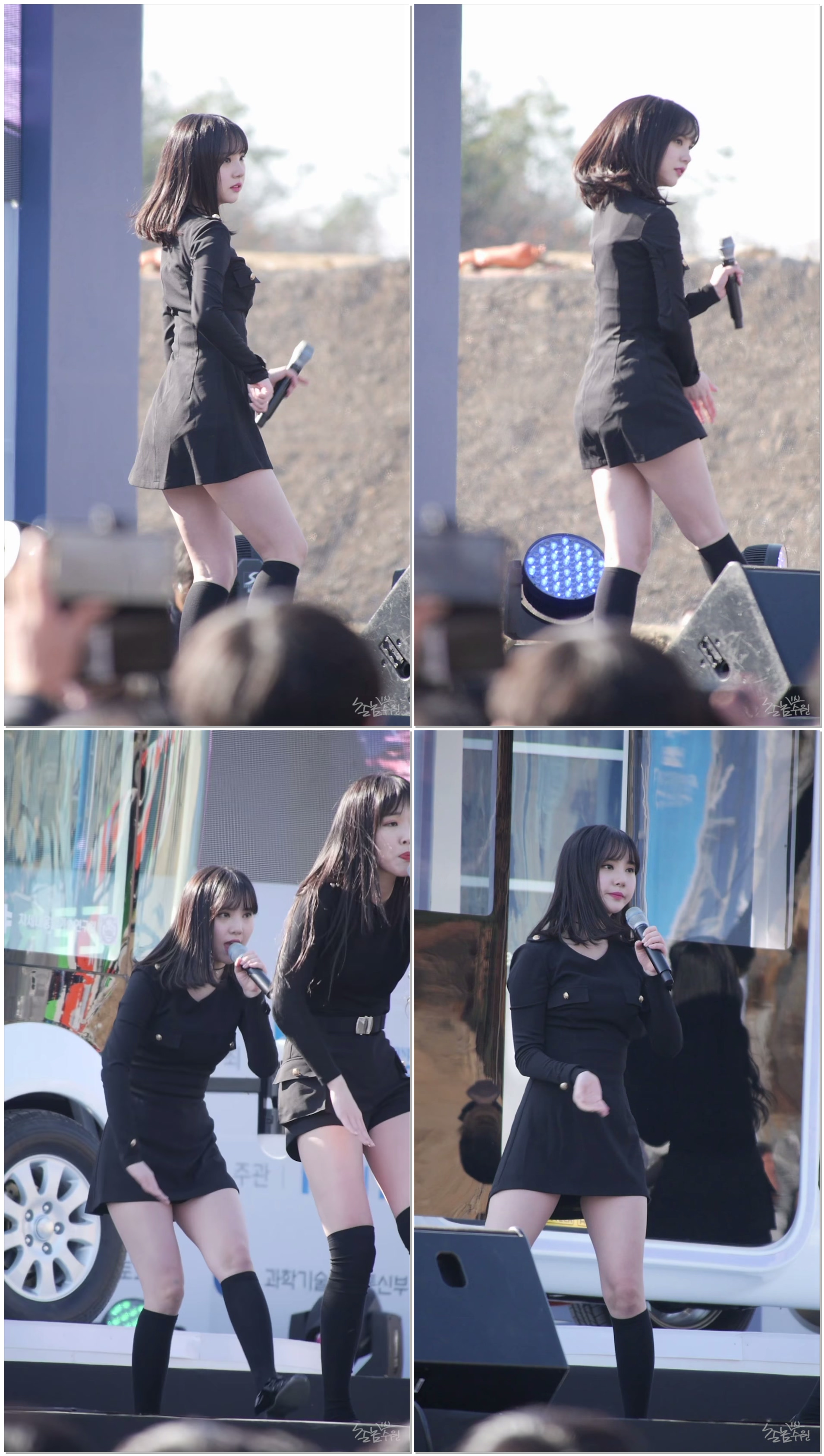 171116 여자친구 (GFRIEND) - FINGERTIP (은하) 직캠 by 수원촌놈 [판교 자율주행모터쇼]