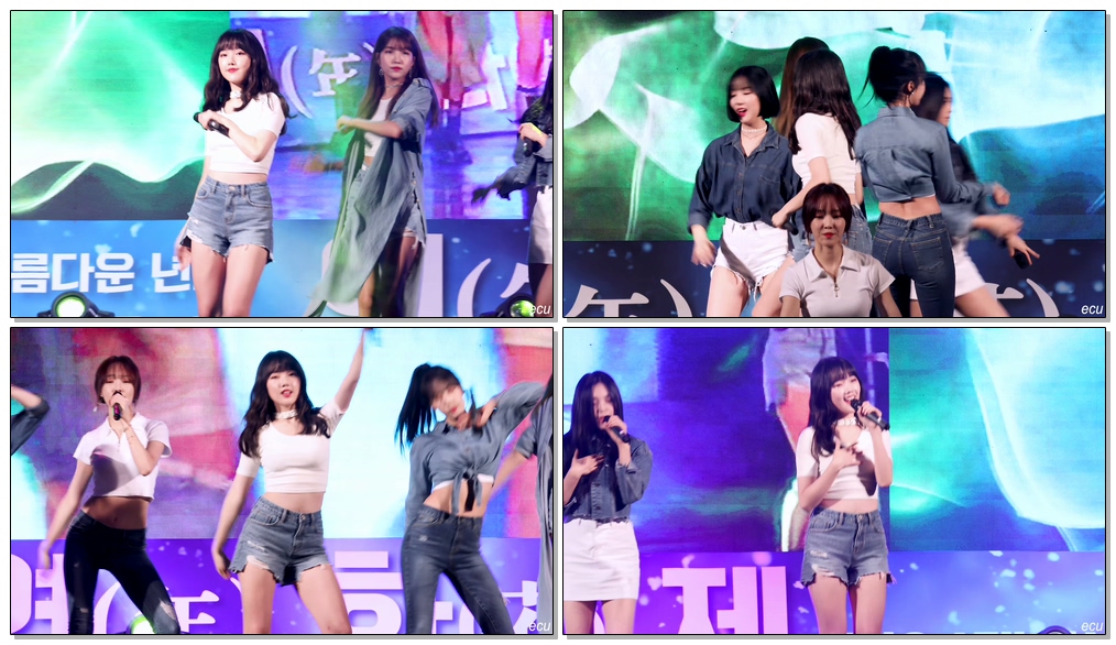 [4K] 180920 여자친구 (GFRIEND) 예린 (Yerin) 시간을 달려서 (ROUGH) / 울산대학교 직캠 fancam by ecu
