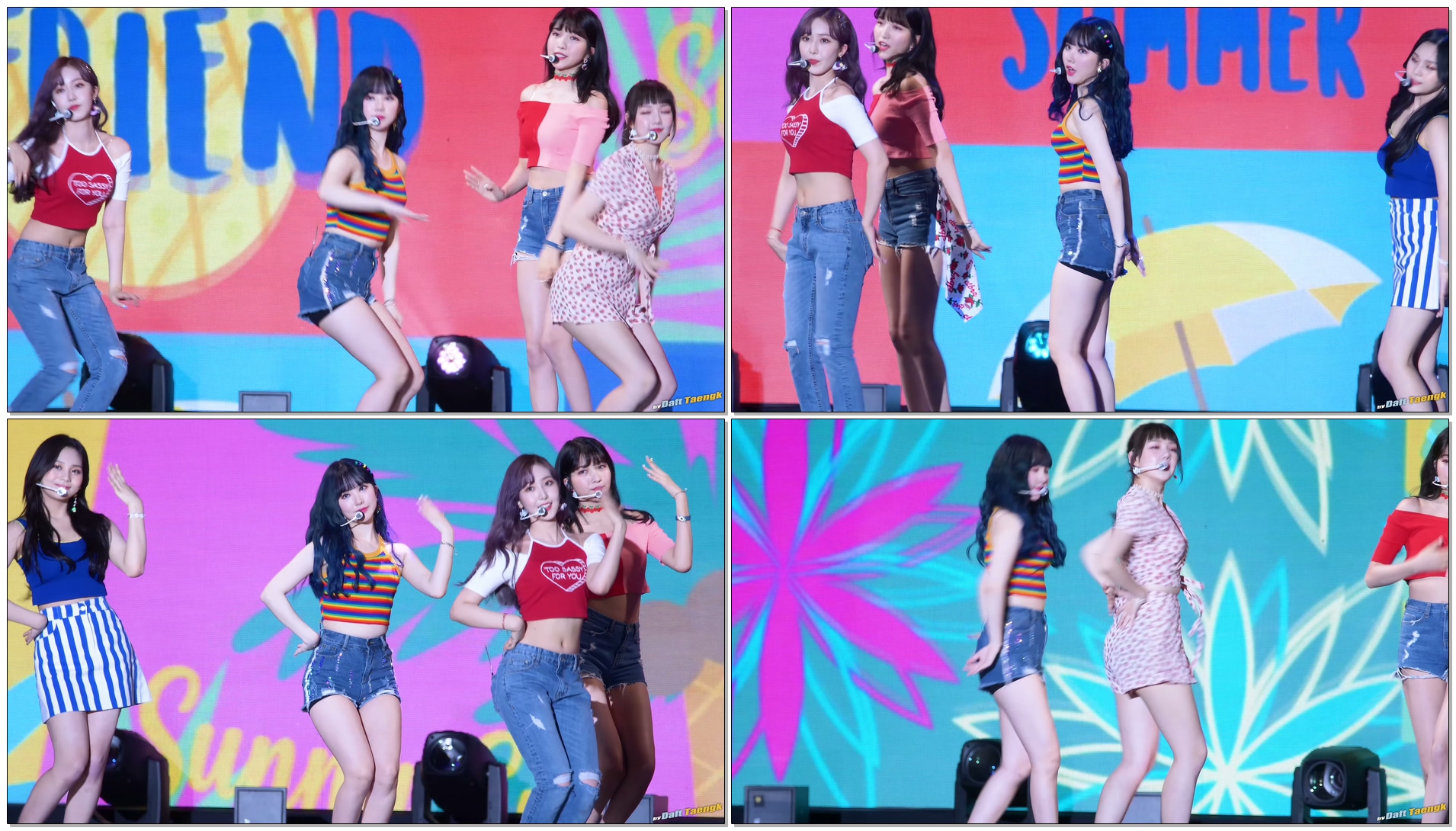 180723 은하 EunHa 여자친구 GFriend '여름여름해 Sunny Summer' @울산 음악중심 4K 60P 직캠 by DaftTaengk