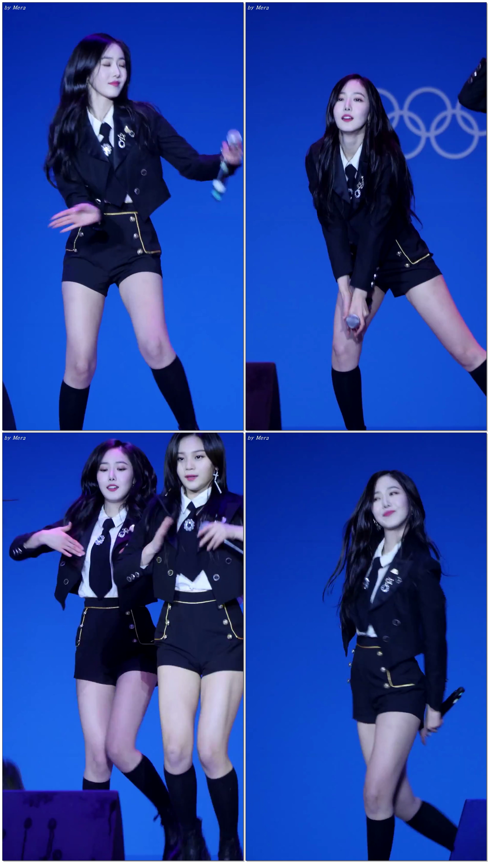 180223 여자친구 (GFRIEND) Rainbow (레인보우) [신비] SinB 직캠 Fancam (평창 동계올림픽 '헤드라이너쇼' ) by Mera