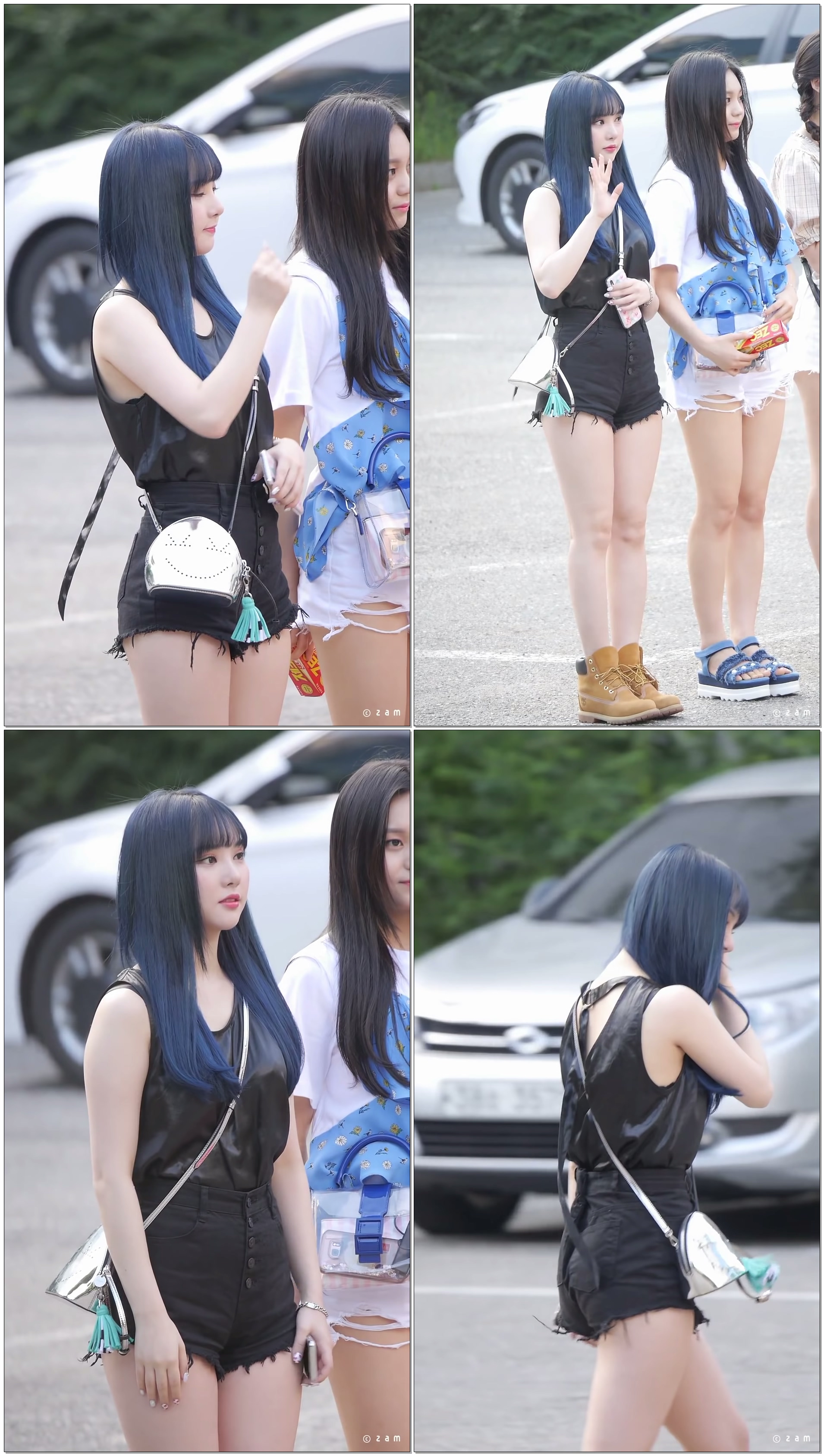 180720 여자친구 GFRIEND 은하 - 뮤직뱅크 출근길 (KBS신관공개홀) 직캠 fancam by zam