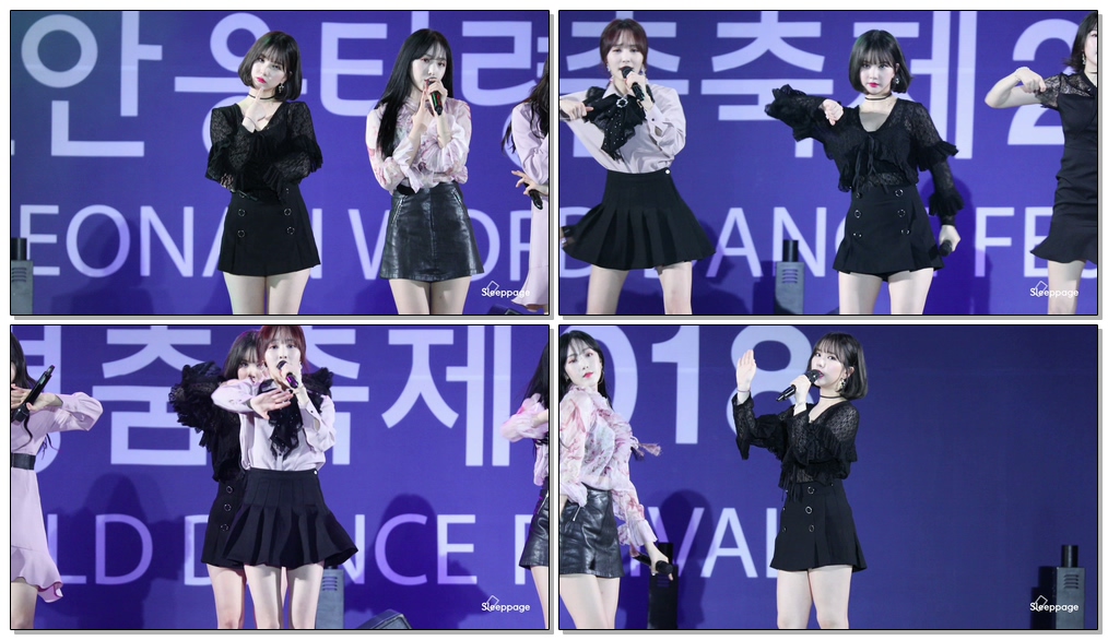 [4K] 180912 여자친구 GFRIEND 밤 TIME FOR THE MOON NIGHT 은하 EUNHA @ 천안흥타령춤축제 By Sleeppage