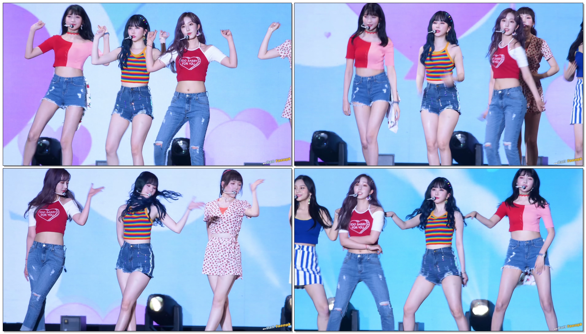 180723 은하 EunHa 여자친구 GFriend '오늘부터 우리는 Me gustas tu' @울산 음악중심 4K 60P 직캠 by DaftTaengk