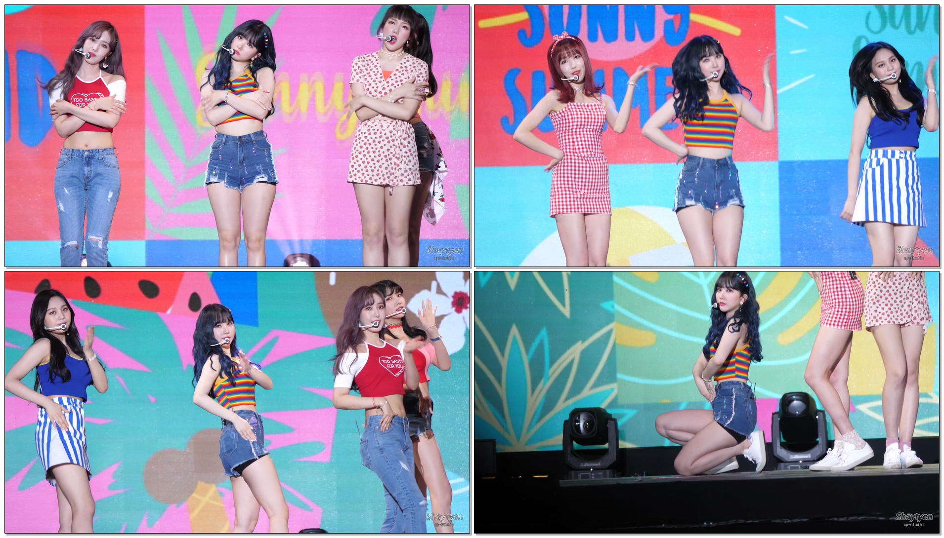 180723.울산 썸머페스티벌(USF).여자친구(GFRIEND) - 여름여름해(Sunny Summer). 은하(Eunha) 직캠(Fancam).by.Shaytyen