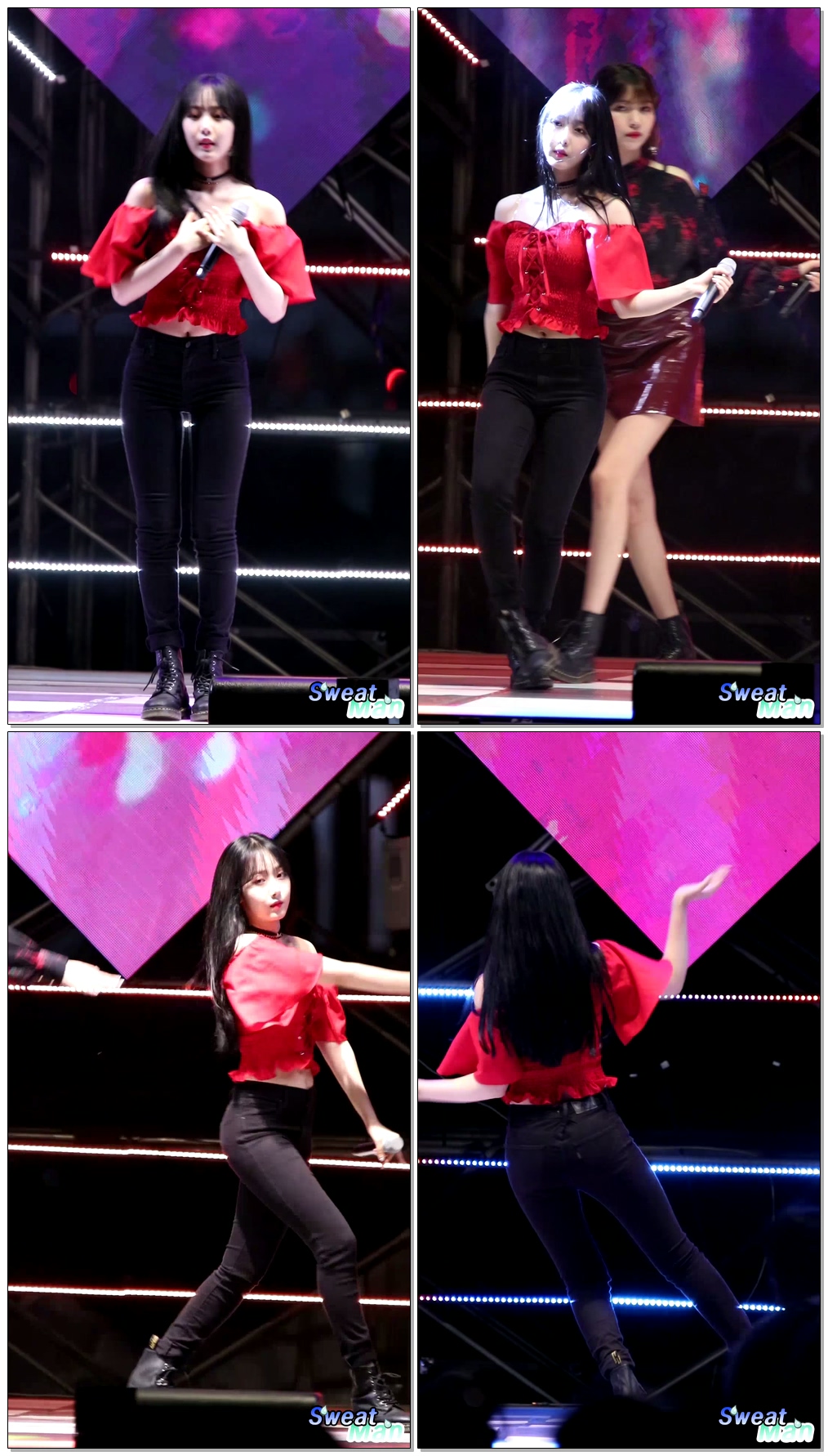 [60f] 180915 여자친구(GFRIEND) 신비(SinB) - 밤(Time For The Moon Night) @양주 천일홍 축제 착한콘 직캠 by 땀맨(SweatMan)