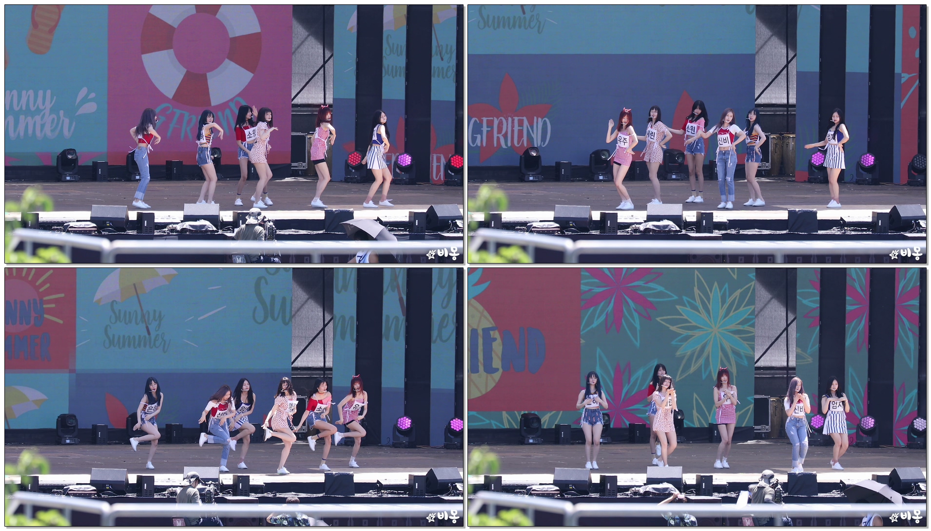 180723 여자친구(GFRIEND) - 여름여름해 (Sunny Summer) 카메라리허설 Rehearsal [울산썸머페스티벌] 4K 직캠 by 비몽