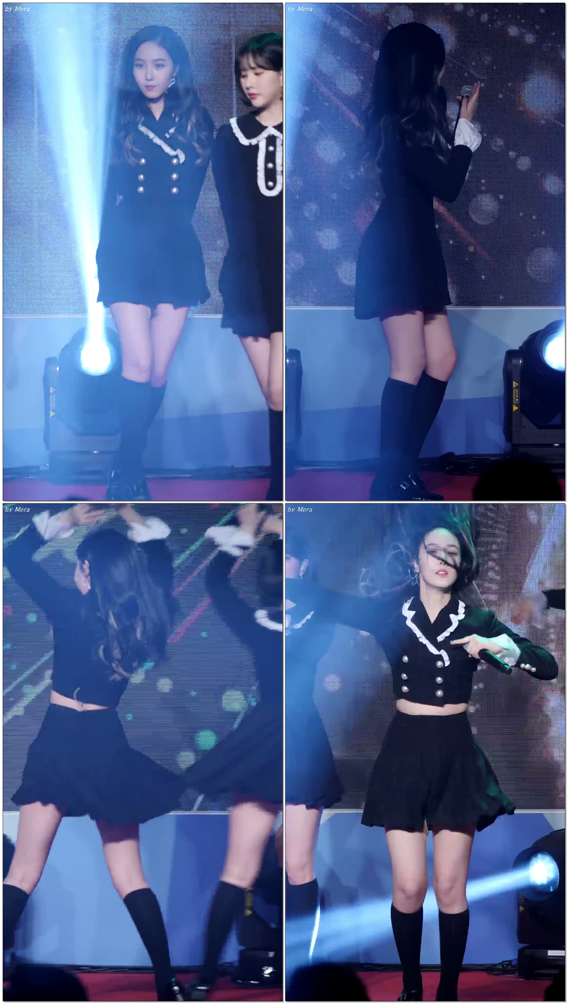 180124 여자친구 (GFRIEND) 시간을 달려서(Rough) [신비] SinB 직캠 Fancam (평창 올림픽 선수단 결단식) by Mera
