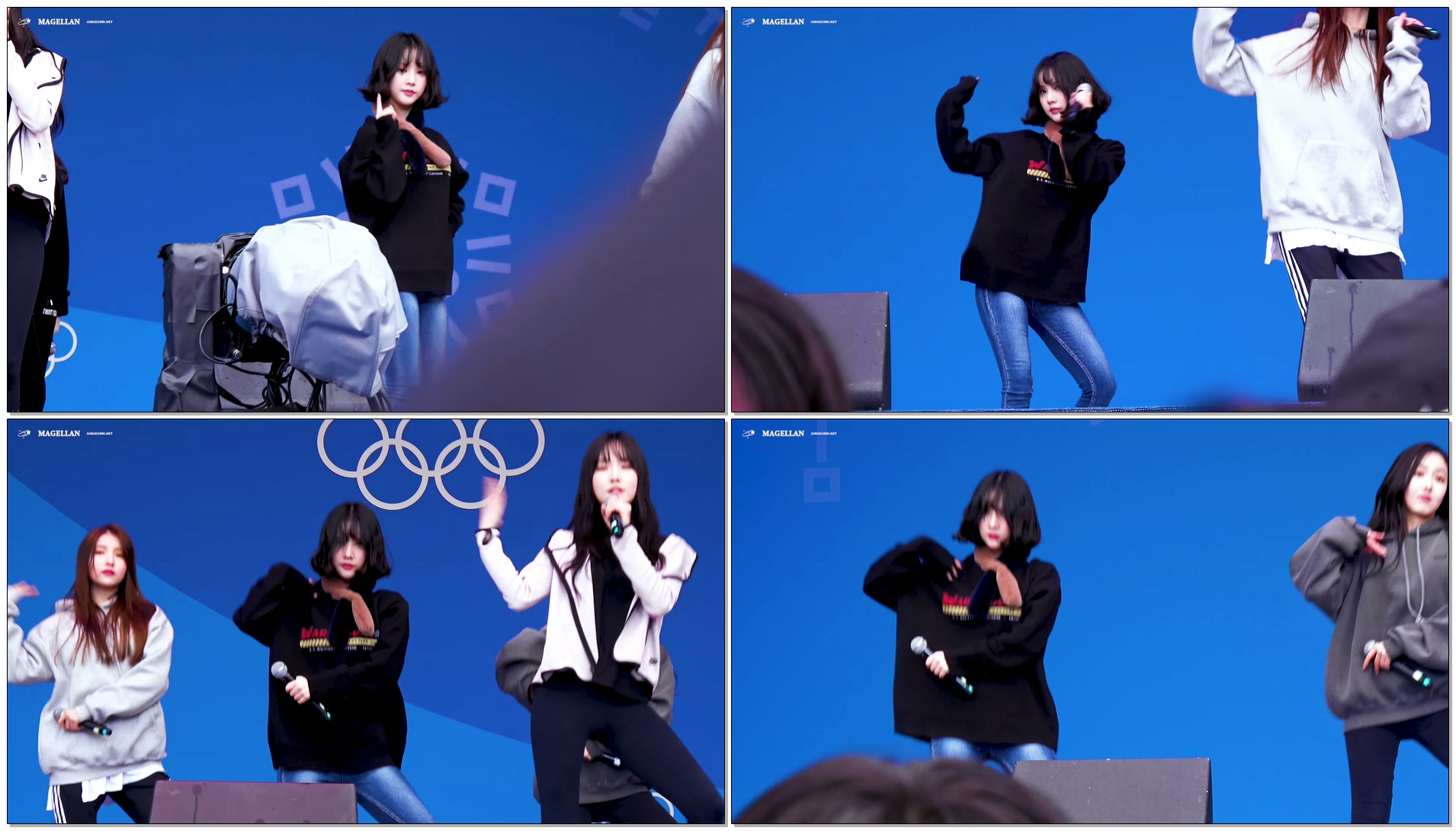 180223 Rainbow 여자친구 은하 사복 리허설 직캠 GFRIEND EUNHA FANCAM @평창올림픽 메달플라자 헤드라이너