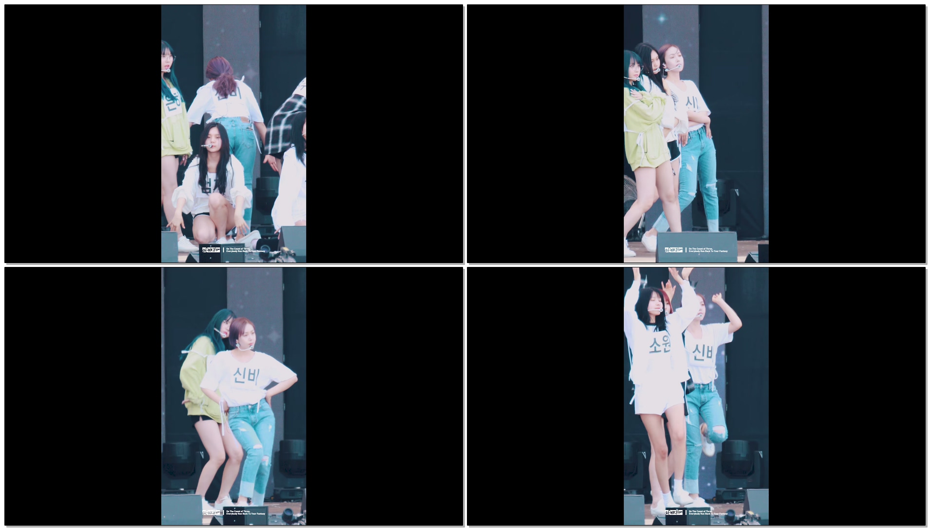 180723 여자친구(GFRIEND) 신비(SinB) - 밤 @ 울산 서머 페스티벌 음악중심 사복 리허설 직캠(Fancam) by afterglow