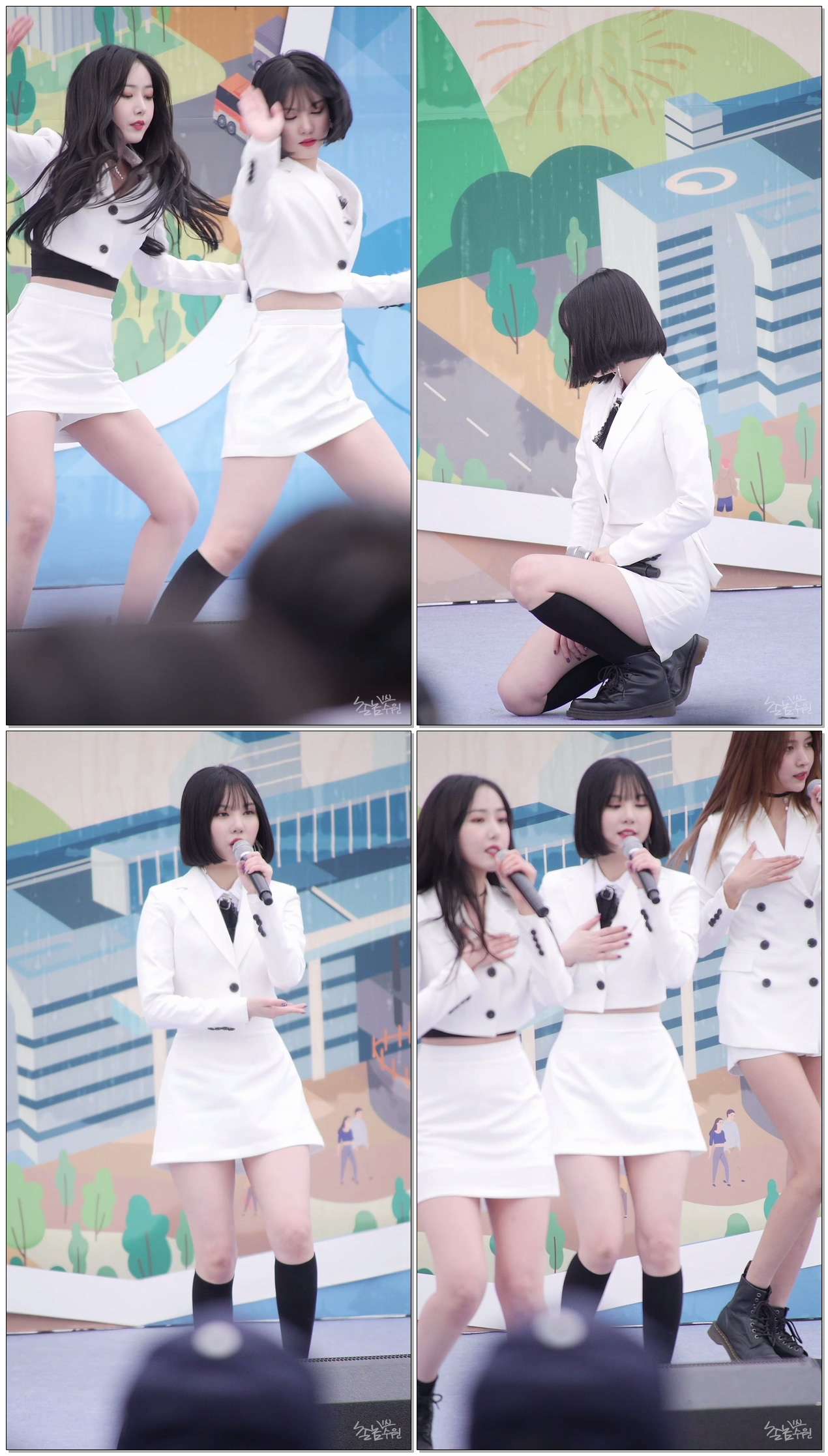 181124 여자친구 (GFRIEND) - 시간을 달려서 (Rough) (은하) 직캠 by 수원촌놈 [경기평화광장 개장식]