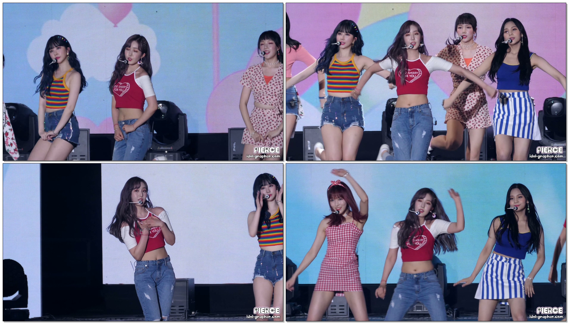 [4K] [180723] 여자친구 GFRIEND (신비 SinB) - 오늘부터 우리는 Me gustas tu (울산 서머페스티벌) 직캠/Fancam by PIERCE