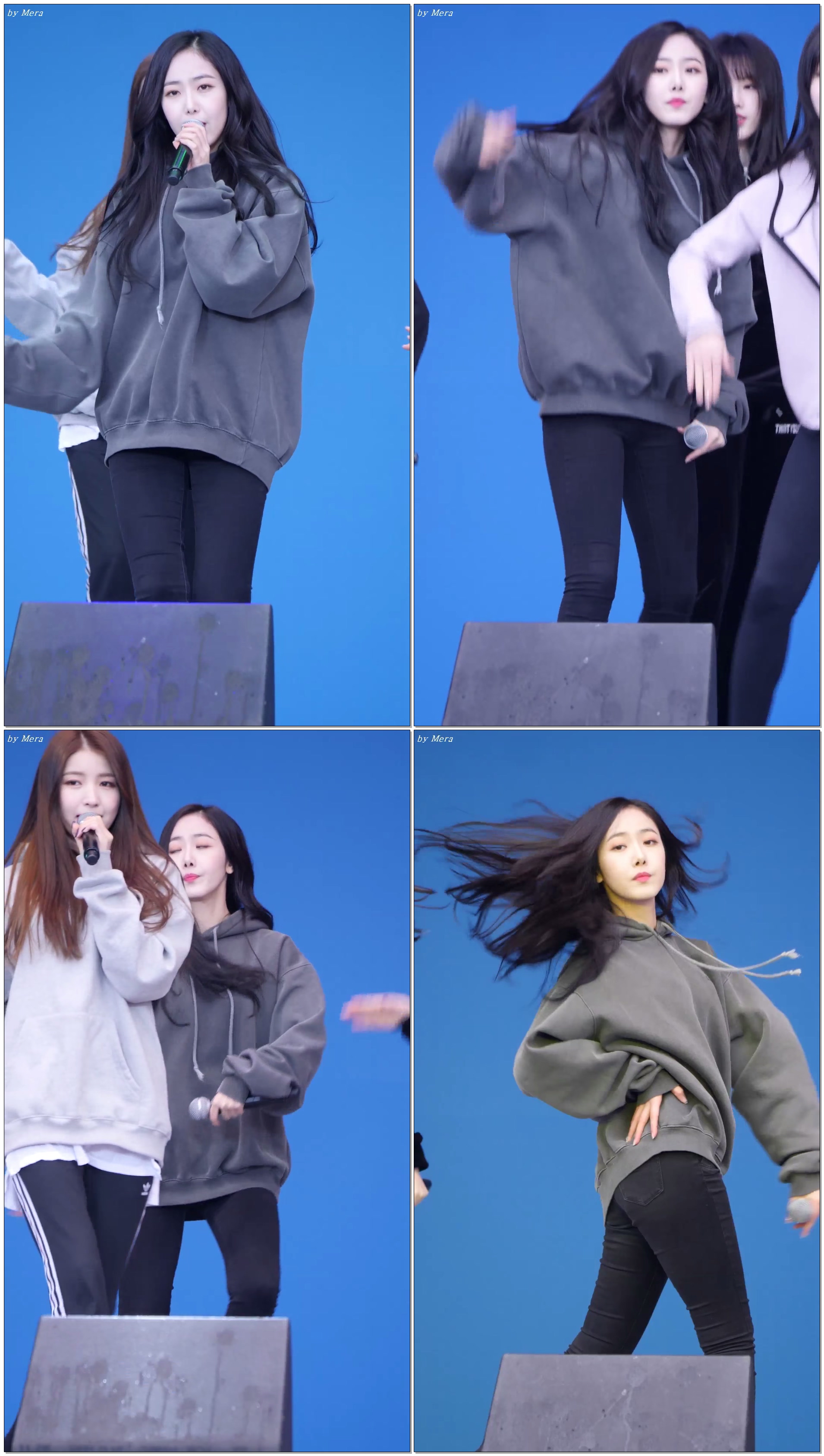 180223 여자친구 (GFRIEND) FINGERTIP(핑거팁) 사복 리허설 [신비] SinB 직캠 Fancam (평창 동계올림픽 '헤드라이너쇼' ) by Mera