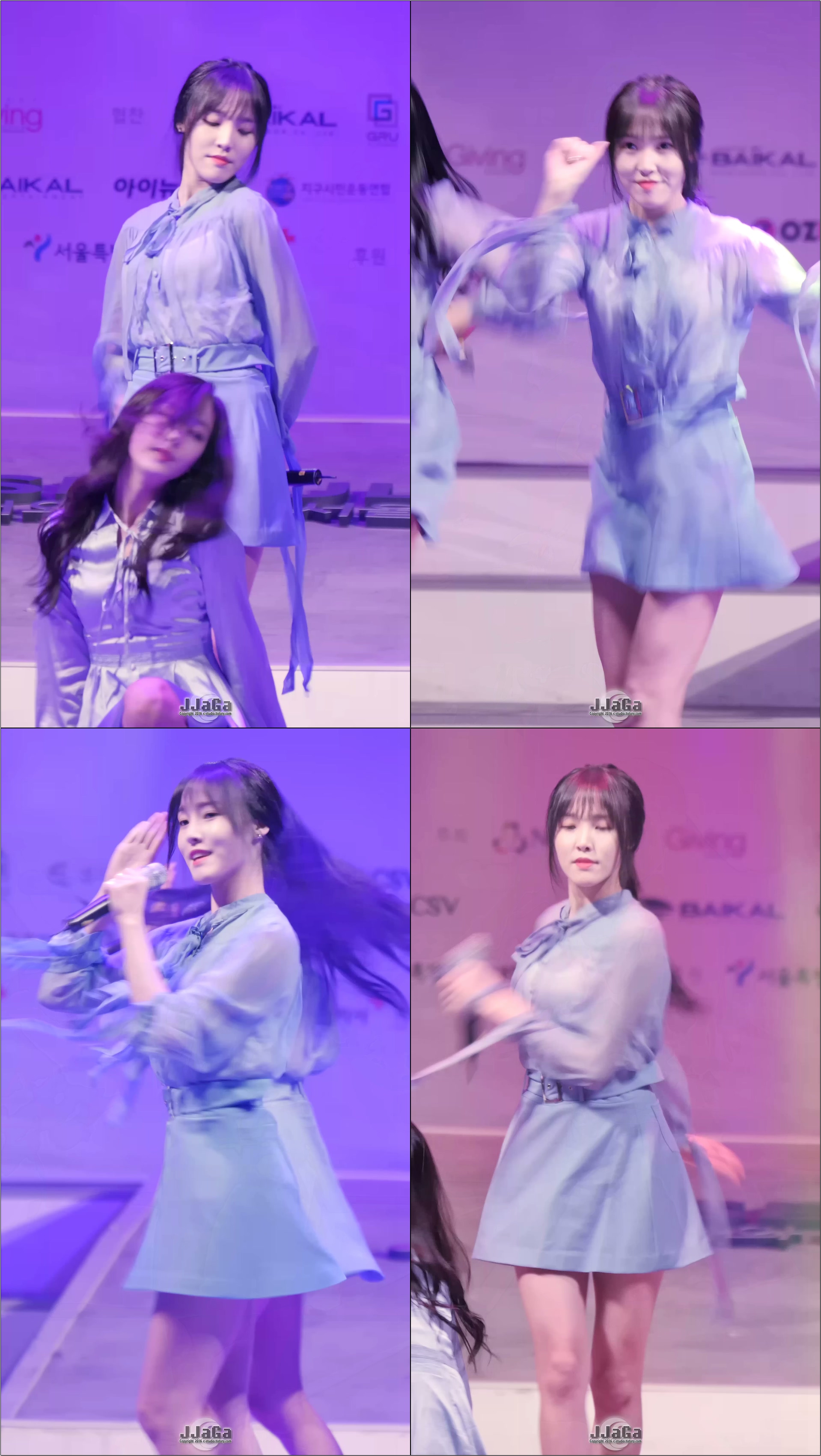 [4K] 171020 여자친구 유주 직캠 (GFRIEND Yuju) -'귀를 기울이면(LOVE WHISPER)' (Fancam) By.JJaGa !서울나눔천사 페스티벌 @시청광장