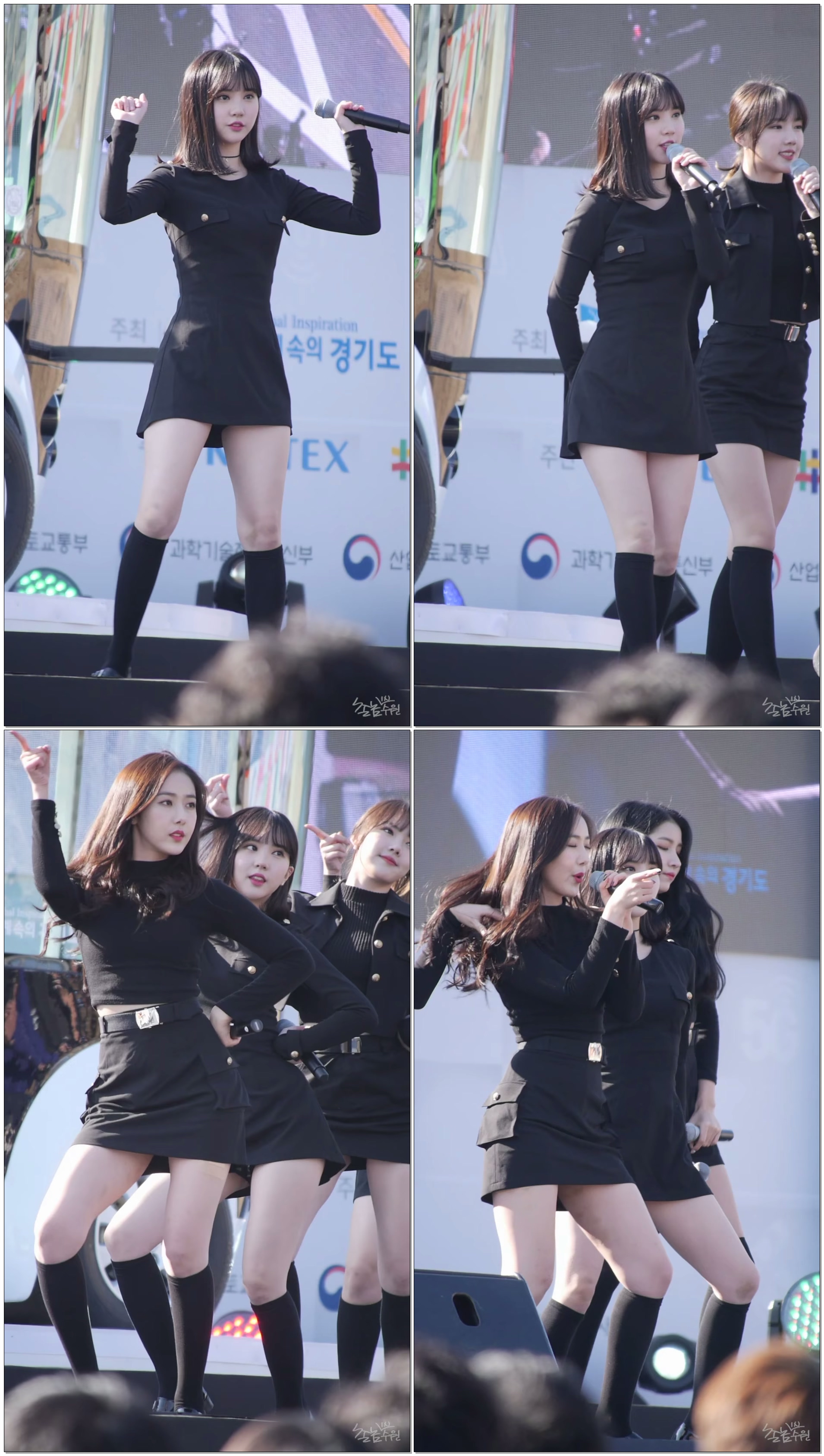 171116 여자친구 (GFRIEND) - 오늘부터 우리는 (Me gustas tu) (은하) 직캠 by 수원촌놈 [판교 자율주행모터쇼]