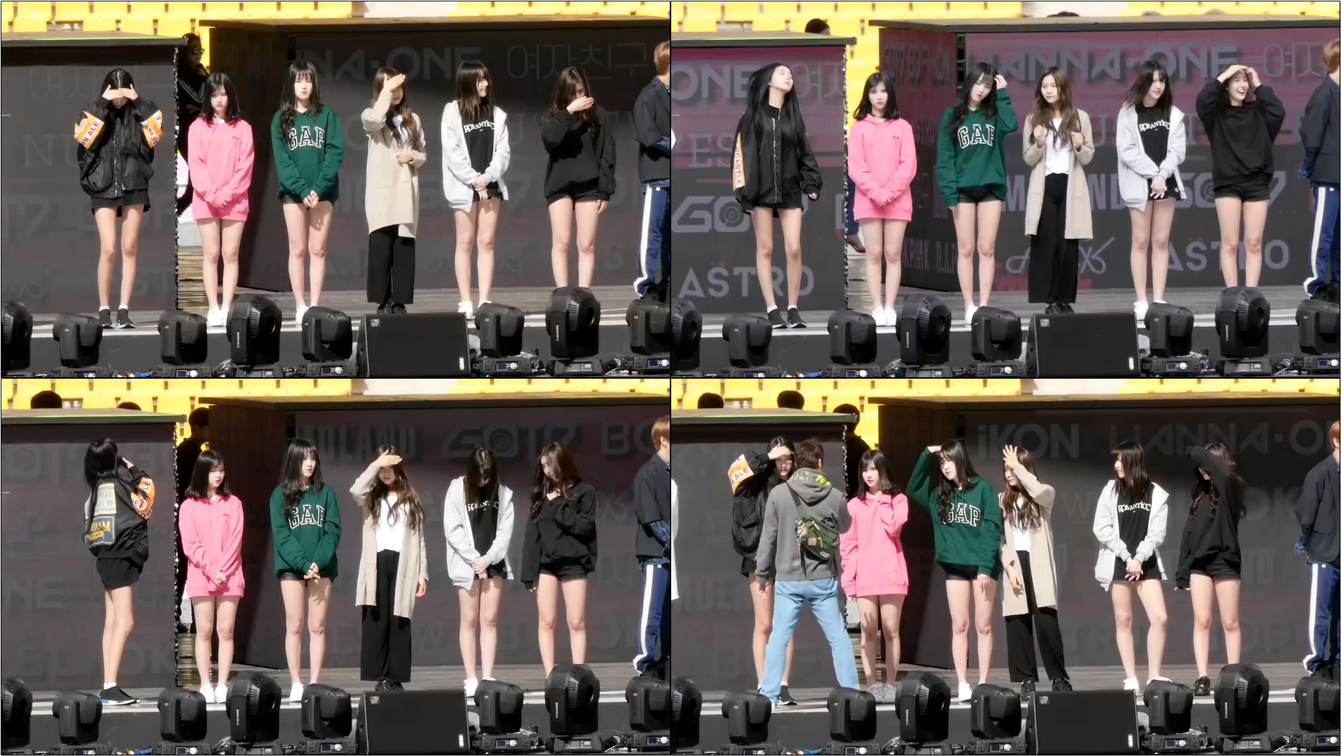 171022 여자친구 (GFRIEND 오프닝 리허설중 재채기하는 신비 SinB ,예린장난 [전체] 직캠 Fancam (부산 원아시아 페스티벌) by Mera
