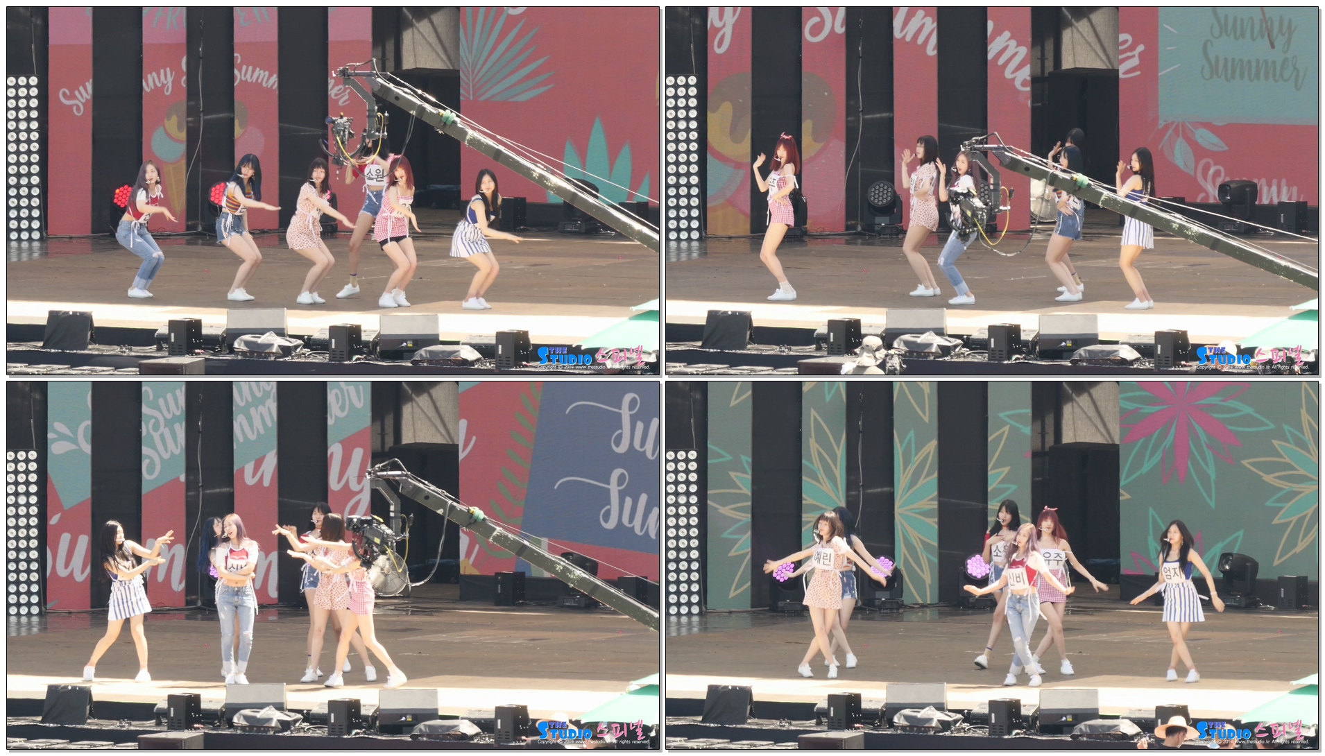 180723 여자친구 GFRIEND 여름여름해 Sunny Summer 카메라 리허설 Rehearsal 4K 직캠 @ 울산 서머페스티벌 음악중심 by Spinel