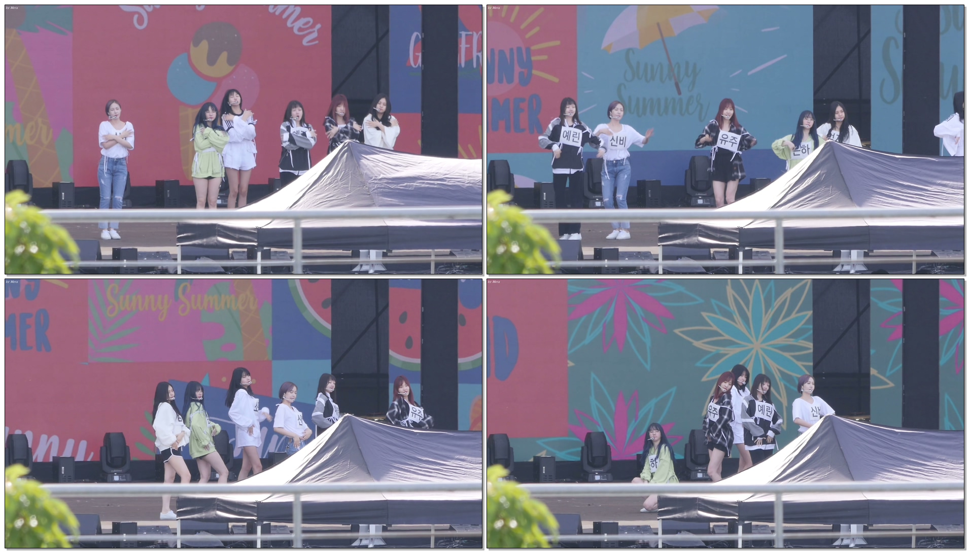 180723 여자친구 GFRIEND 여름여름해 Sunny Summer 사복의상 드라이 리허설 [4K] 직캠 (울산 썸머페스티벌) by Mera