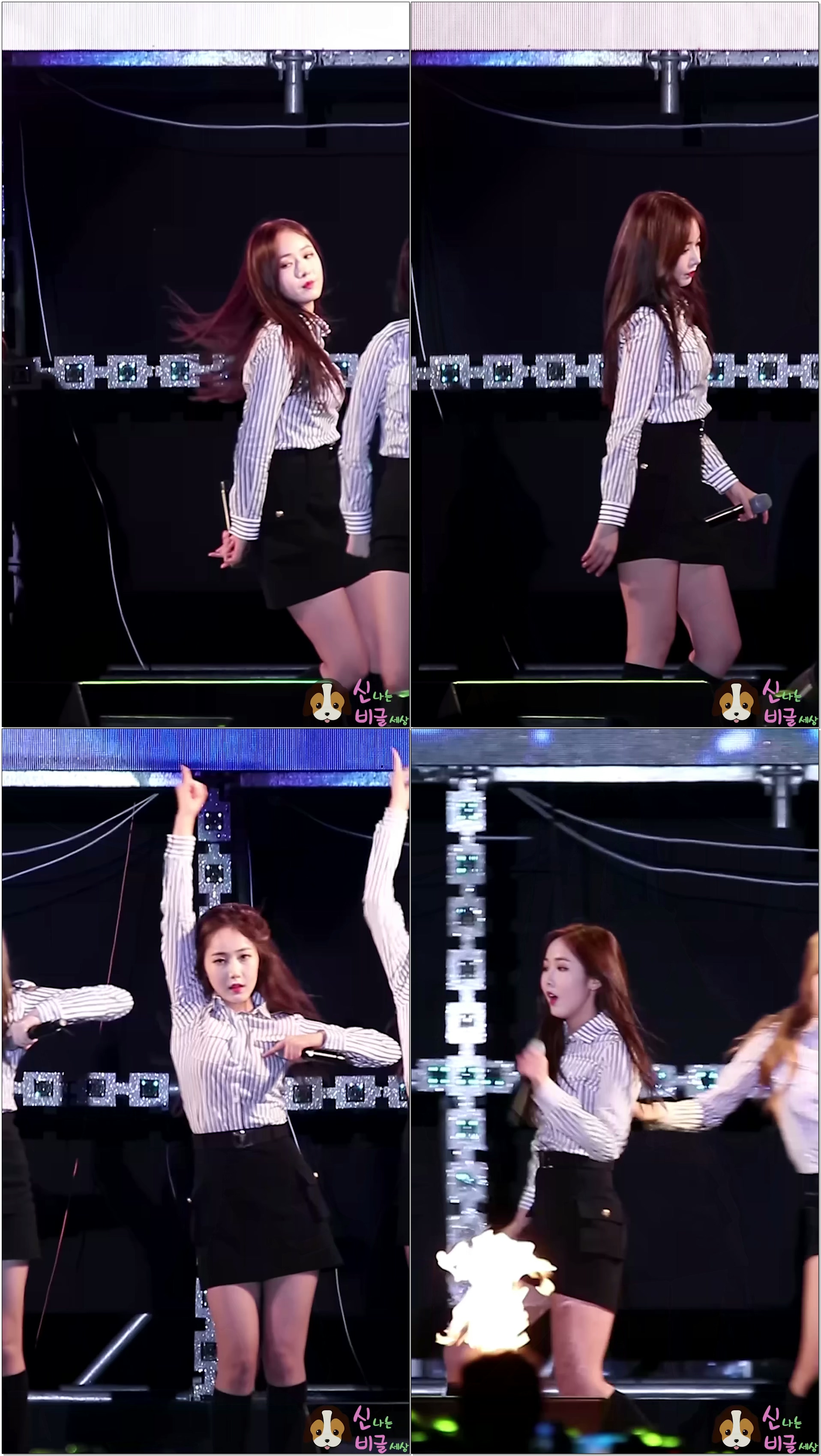 170501 여자친구 (GFRIEND) 신비 (SinB) - 시간을 달려서 (ROUGH) @ 제55회 경북도민체전폐막식 By 신비글