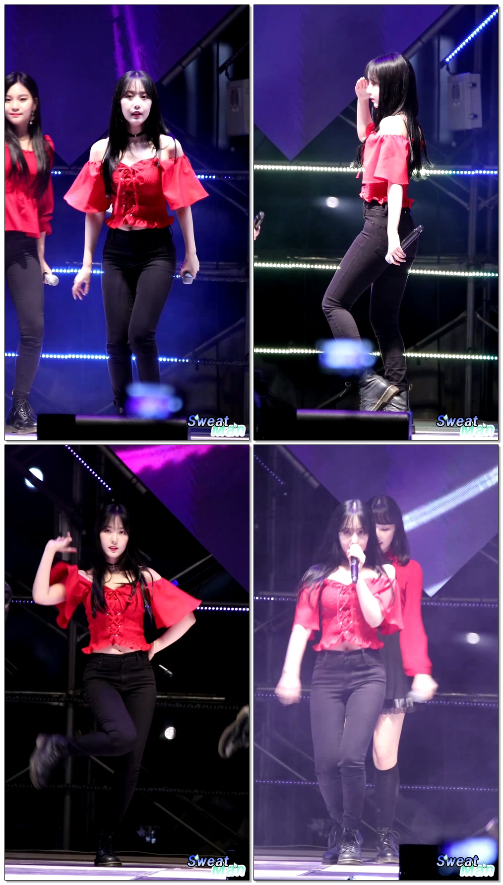[60f] 180915 여자친구(GFRIEND) 신비(SinB) - 너 그리고 나(NAVILLERA) @양주 천일홍 축제 착한콘 직캠(fancam) by 땀맨(SweatMan)