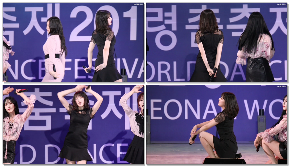 4K 180912 여자친구 (GFRIEND) '너 그리고 나' (NAVILLERA) 예린 Yerin 직캠 Fancam @2018 천안흥타령춤축제 by 팔도조선