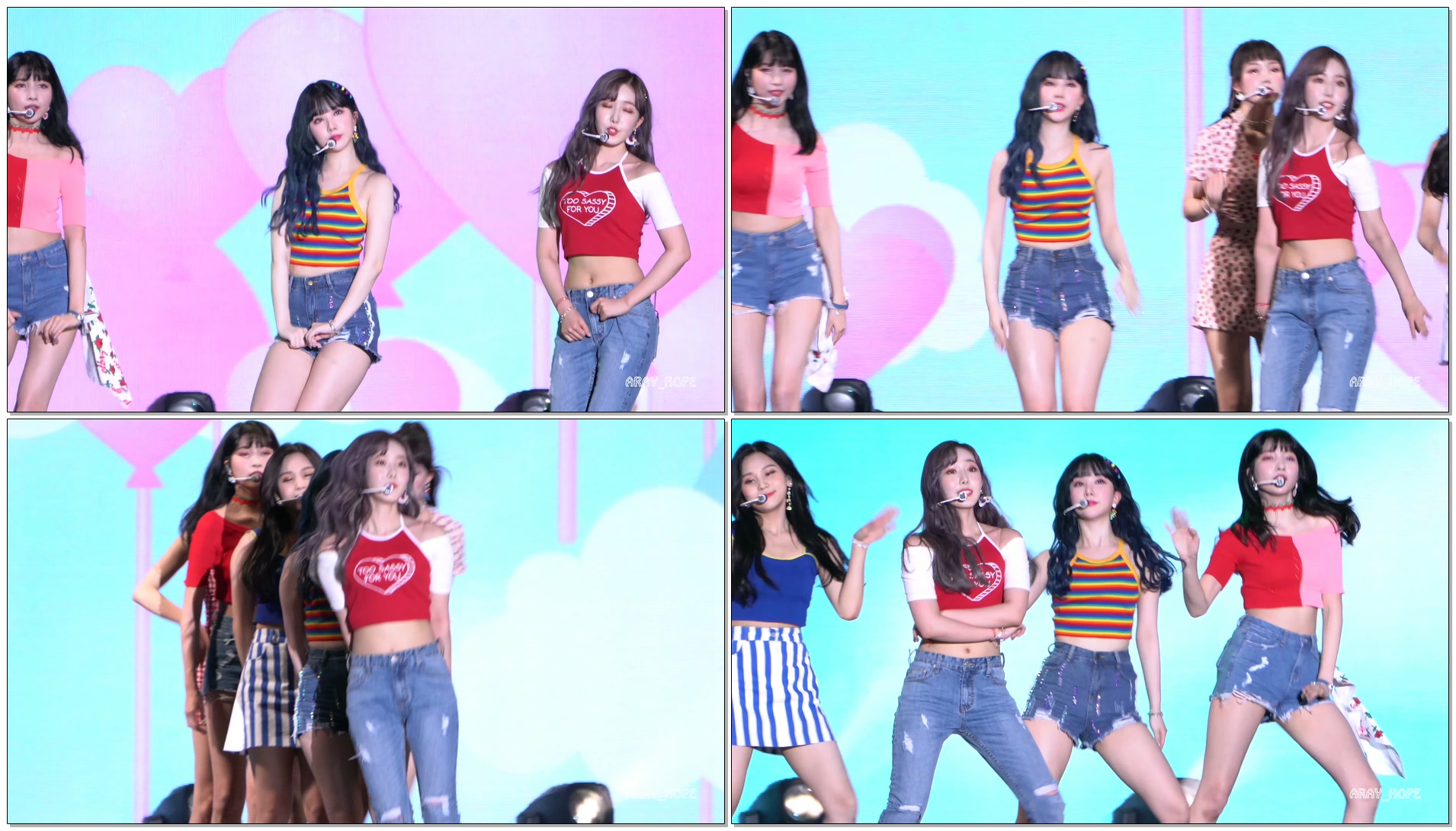 [4k]180723 #여자친구 GFRIEND (은하 EunHa) - 오늘부터 우리는 Me Gustas Tu @울산썸머페스티벌 쇼음악중심 _직캠FANCAM