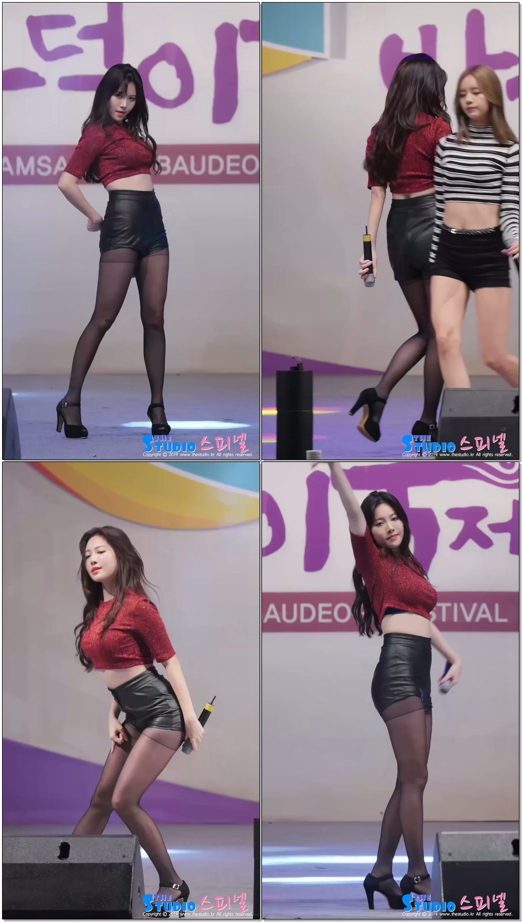 161003 안성 바우덕이 축제 걸스데이 (Girl's Day) 유라 (Yura) 직캠 썸씽 Something by Spinel