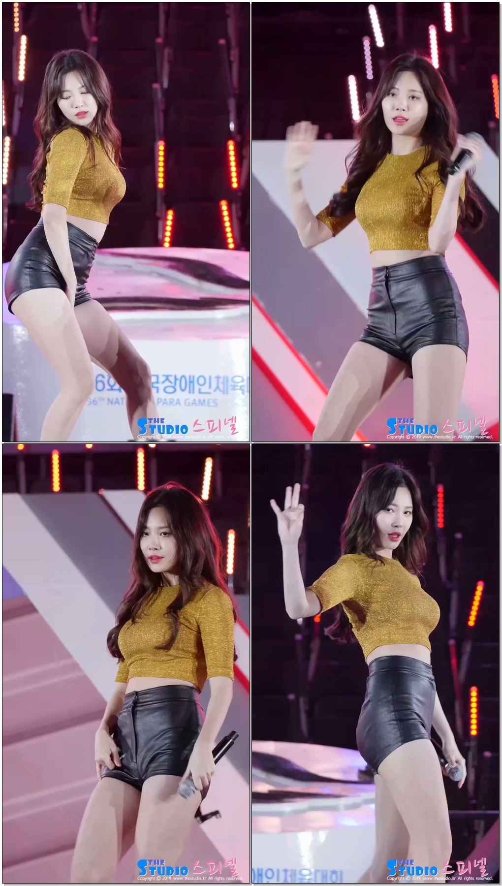 161021 전국장애인체전 걸스데이 (Girl's Day) 유라 (Yura) 직캠 썸씽 Something by Spinel