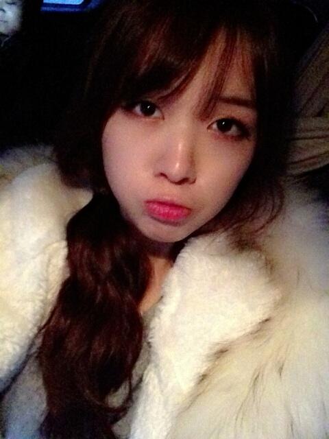 걸스데이 민아 131124 트위터 - ㅜㅜ 다들 비오는데 우산도 안쓰신분들도 있구...