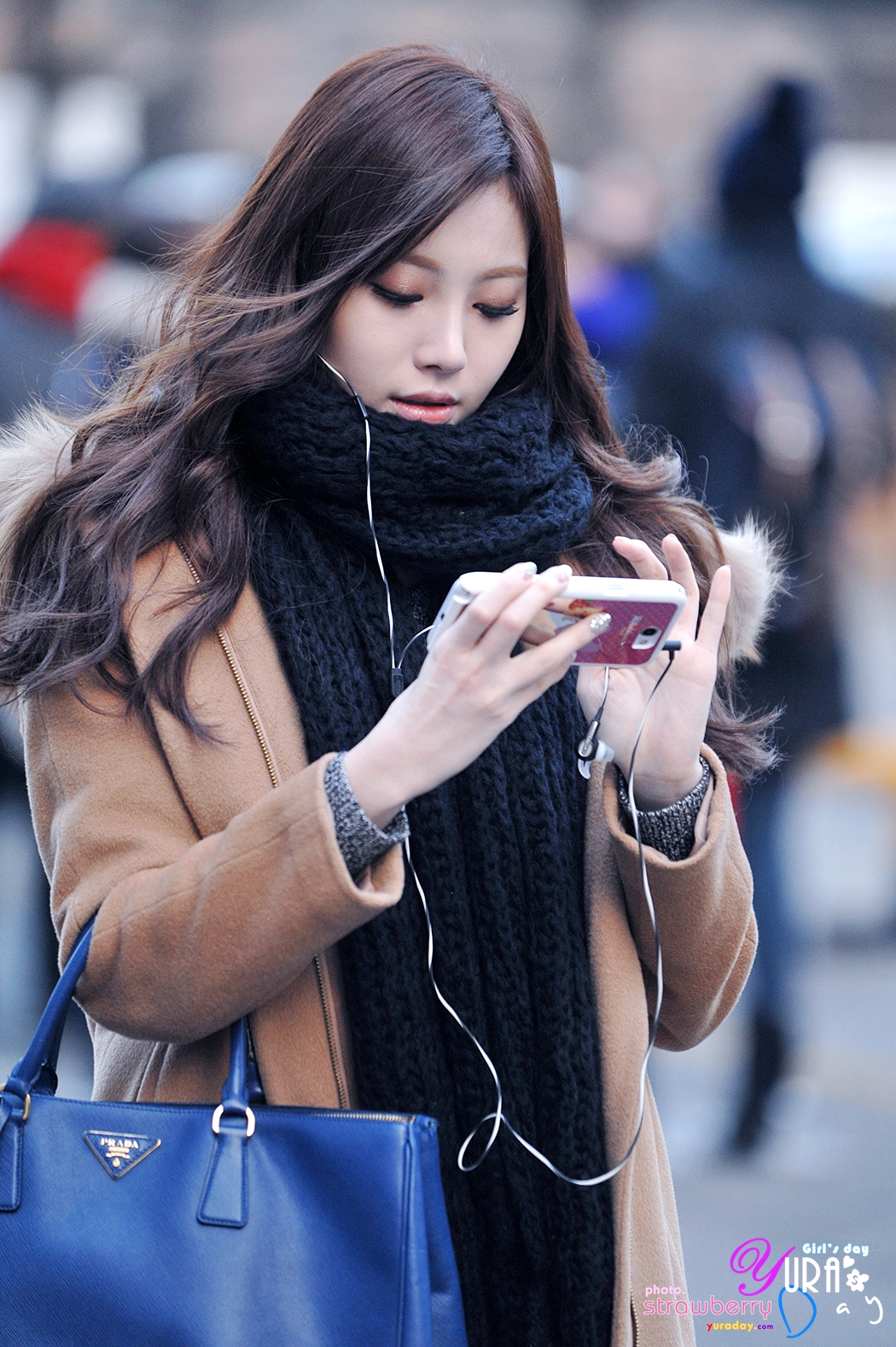 131227 걸스데이 유라 KBS 가요대축제 출근길 직찍