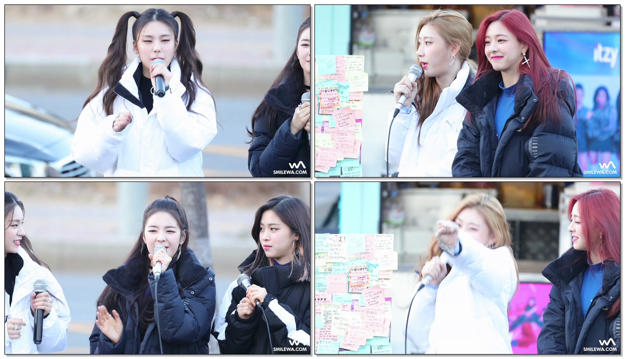 190309 ITZY (있지) '달라달라' 멤버 별 '말리지 마!' 부르기 4K 직캠 @쇼! 음악중심 미니 팬미팅 4K Fancam by -wA-
