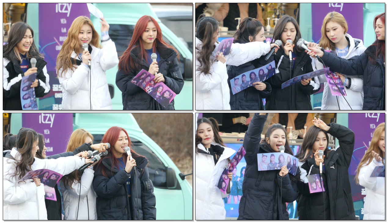 190309 음악중심 ITZY (있지) 미니팬미팅 끝인사 4K 직캠 by ace