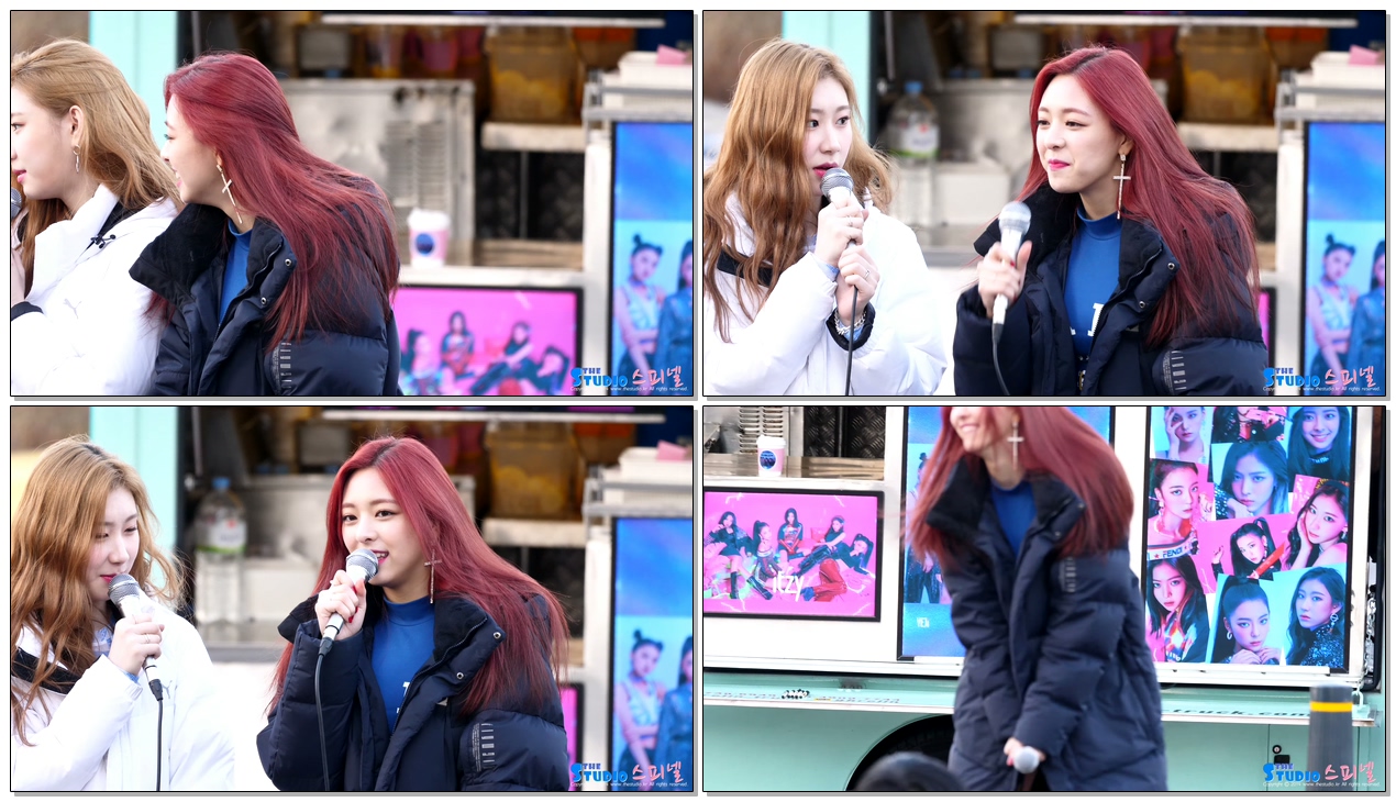 190309 플로어볼 선수출신 ITZY 있지 유나 YUNA 포즈 4K 직캠 ITZY YUNA fancam @ 음악중심 미니팬미팅 by Spinel