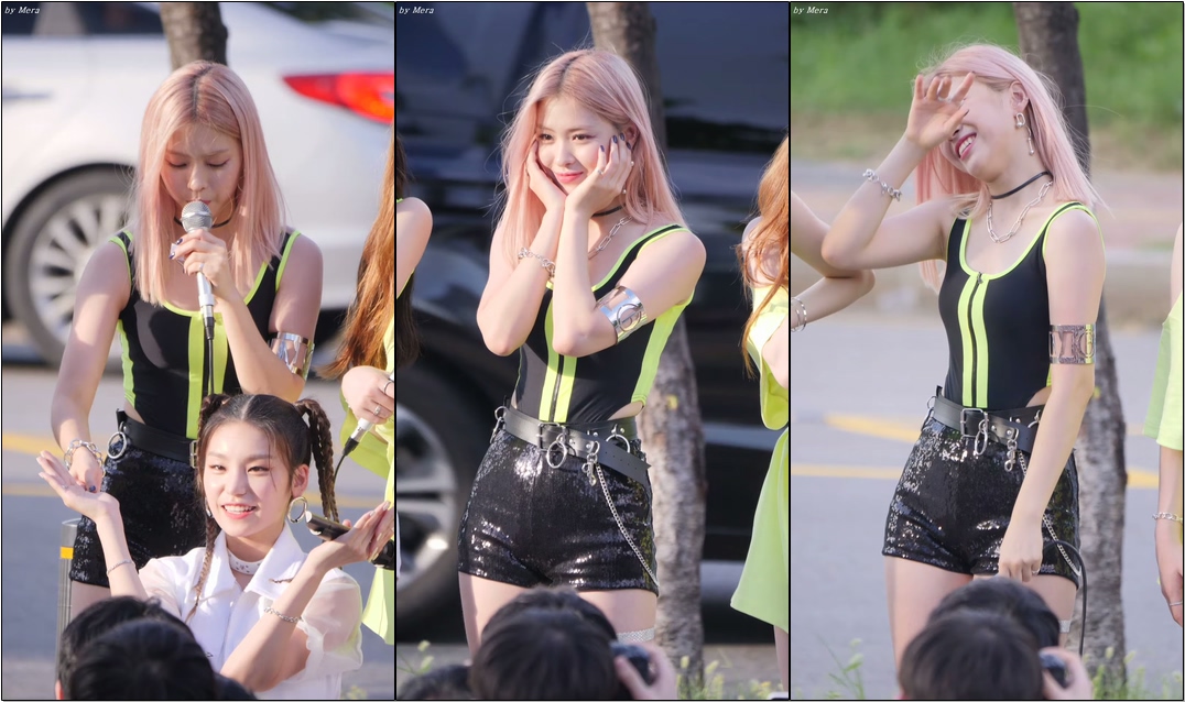 190810 #있지 (#ITZY) 포토타임 포즈취하는 [#류진] #RYUJIN #직캠 #Fancam (쇼! 음악중심 미니 팬미팅)