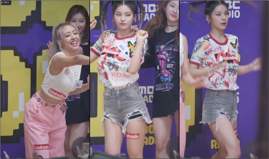 190821 #있지 (#ITZY) 메들리 댄스 [#유나,#예지] #YUNA ,#YEJI #직캠 #Fancam (아이돌 라디오)