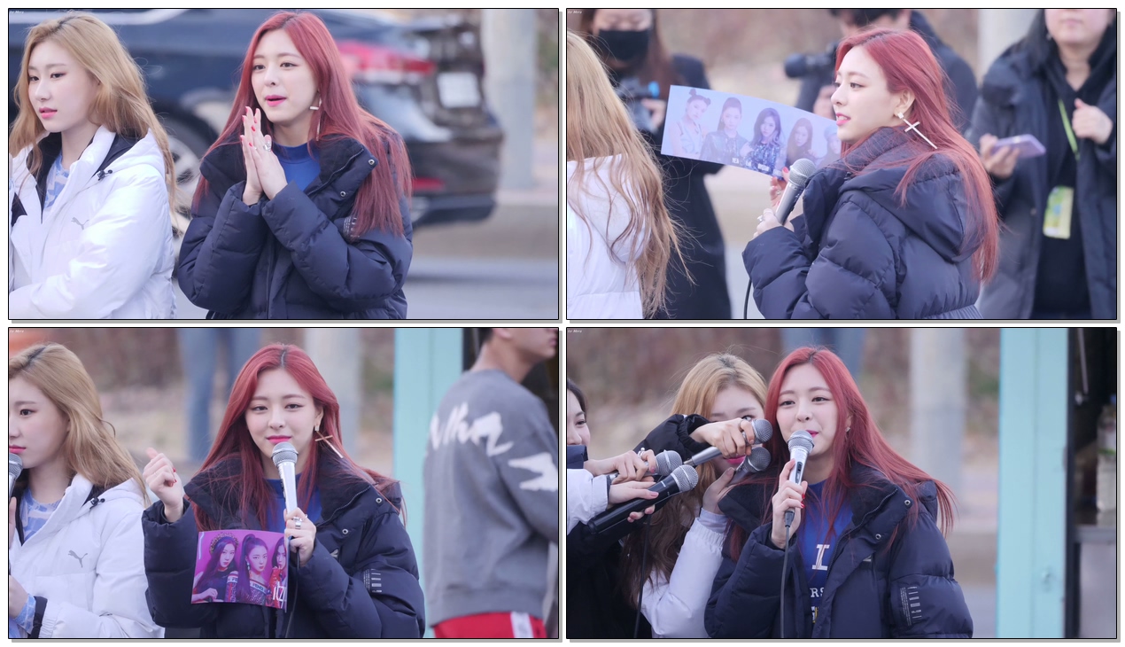 190309 있지 (ITZY) 포토타임 및 팬미팅 퇴장 인사 [유나] YUNA 4K 직캠 Fancam (쇼! 음악중심 미니 팬미팅) by Mera