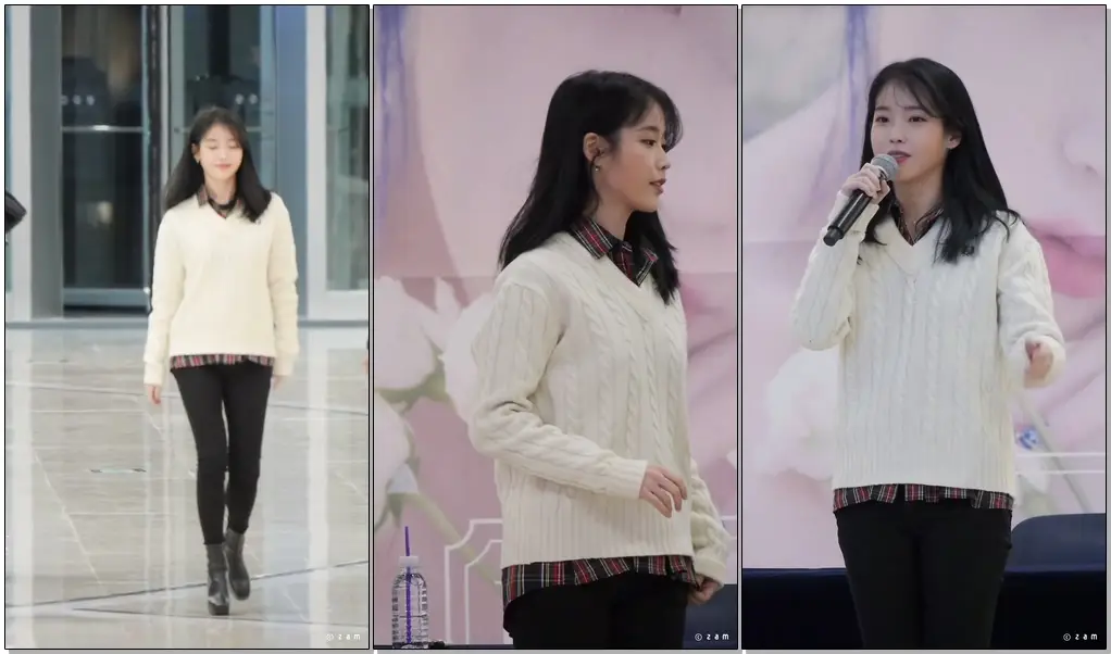 191128 아이유 IU - 입장 & 첫인사 (아이유팬사인회 영등포타임스퀘어) 직캠 fancam