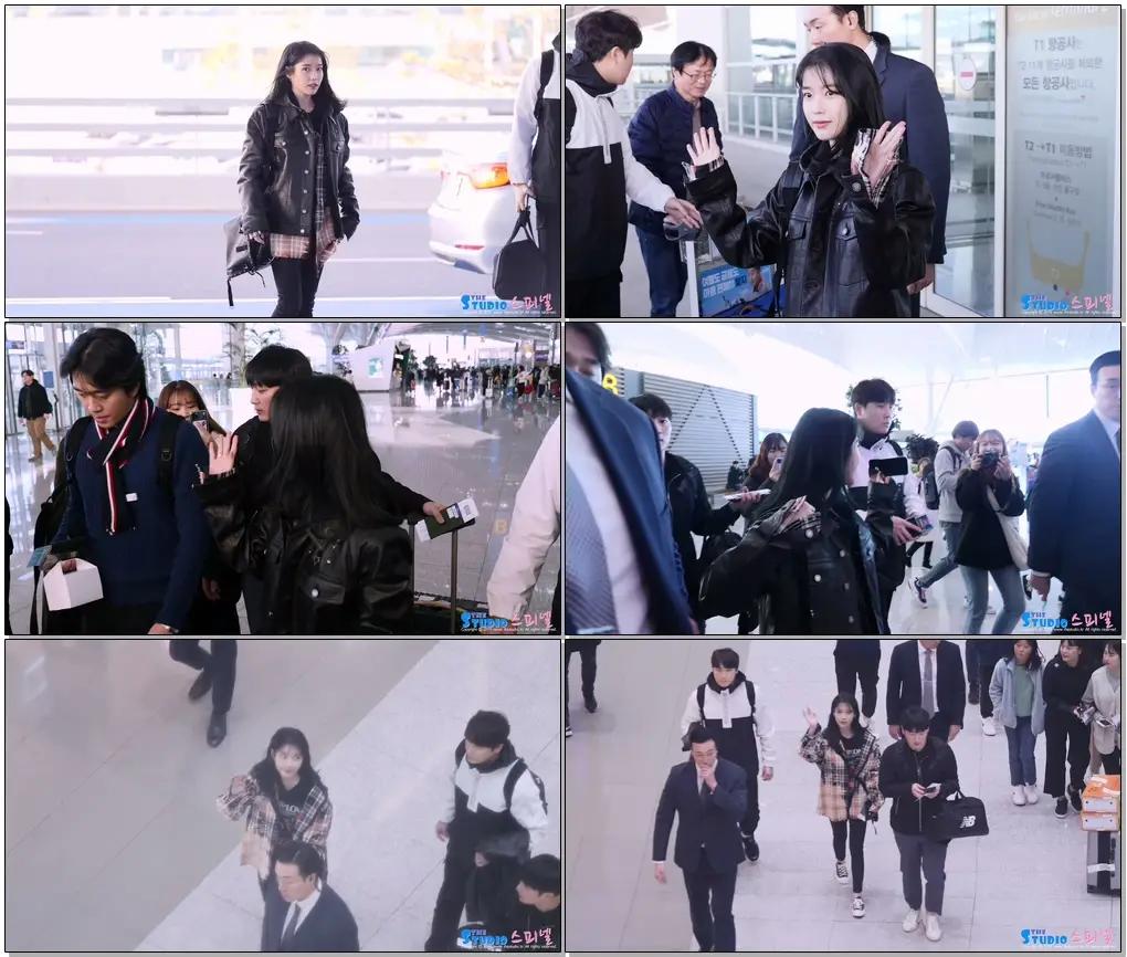 191129 아이유 해외투어콘서트 출국 직캠 IU Departure fancam