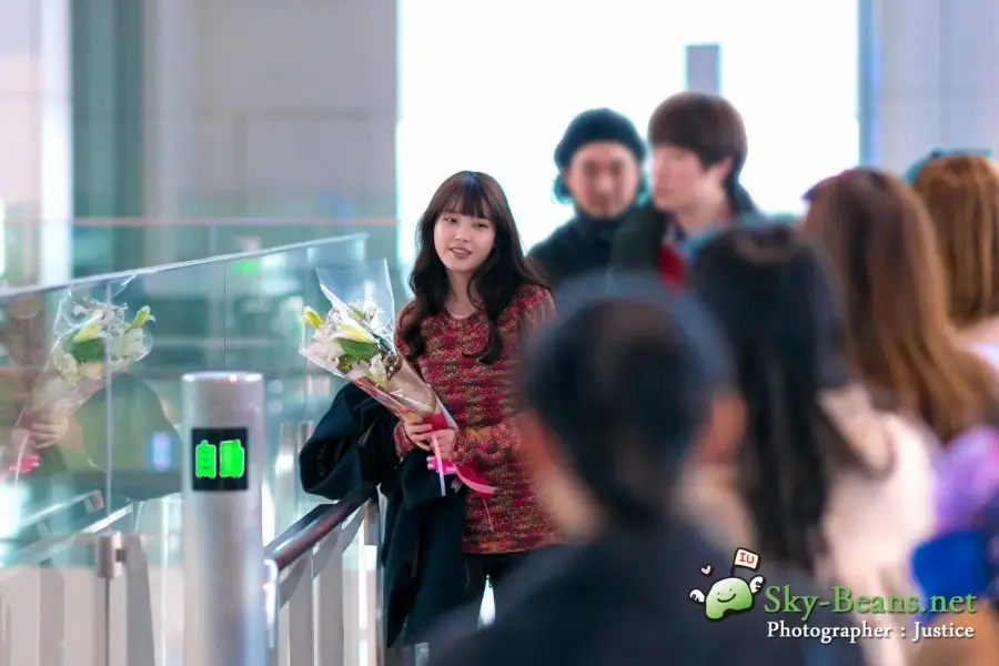 130227 아이유 하네다공항 출국 직찍 by Justice