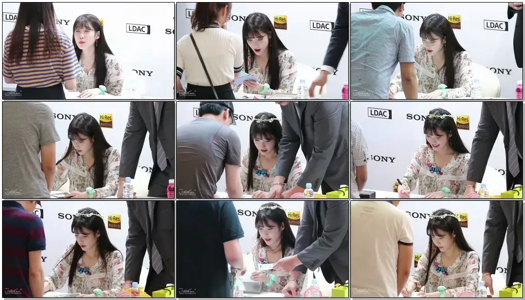 [직캠/FanCam] 160725 소니스토어 아이유(IU) 팬싸인회 +싸인중 by Athrun