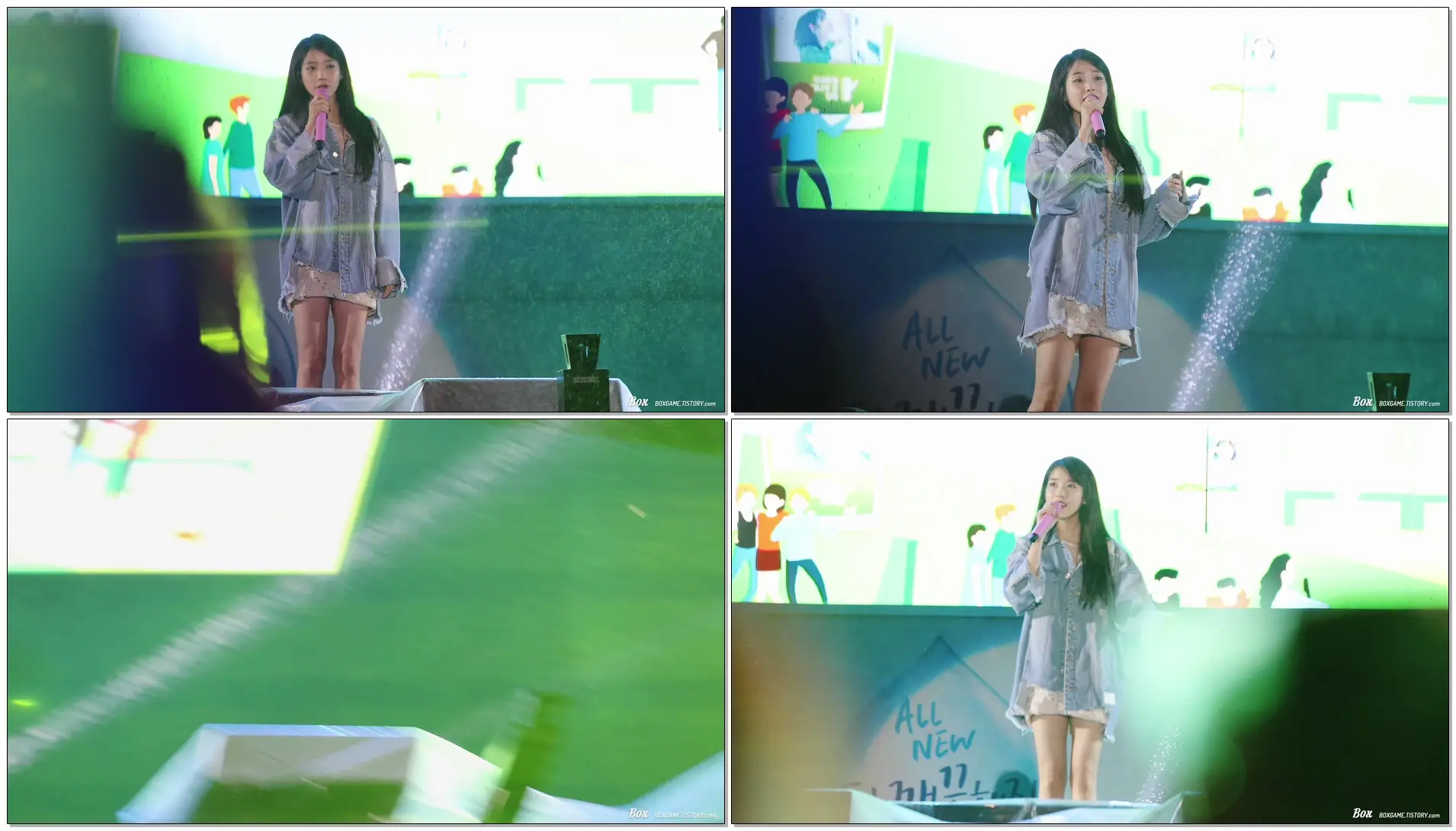 180512이슬라이브 아이유 레인드롭, 이지금 무반주 직캠 by Box