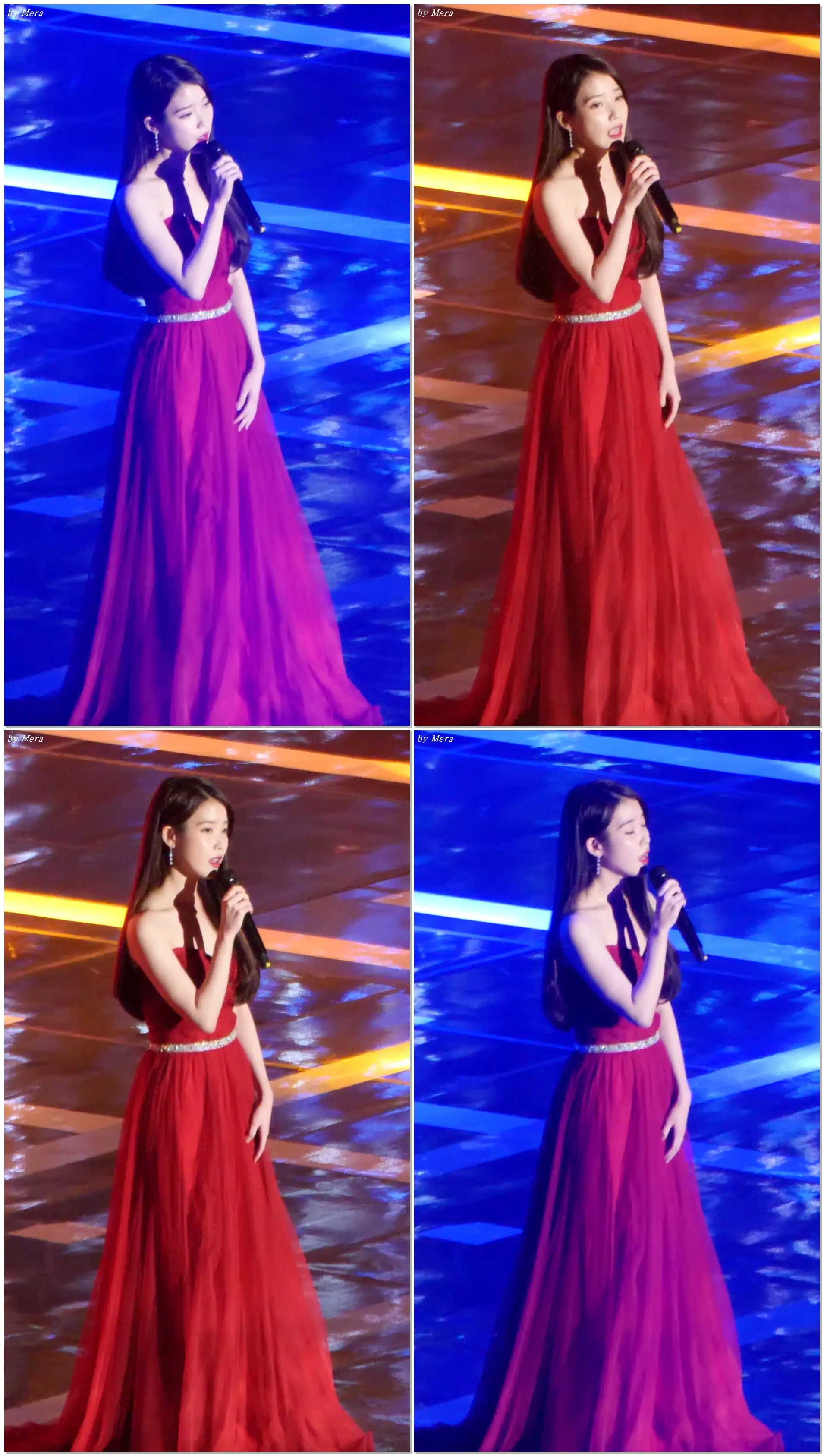 171225 아이유 (IU) 밤편지 (Through the Night) 직캠 Fancam (가요대전) by Mera