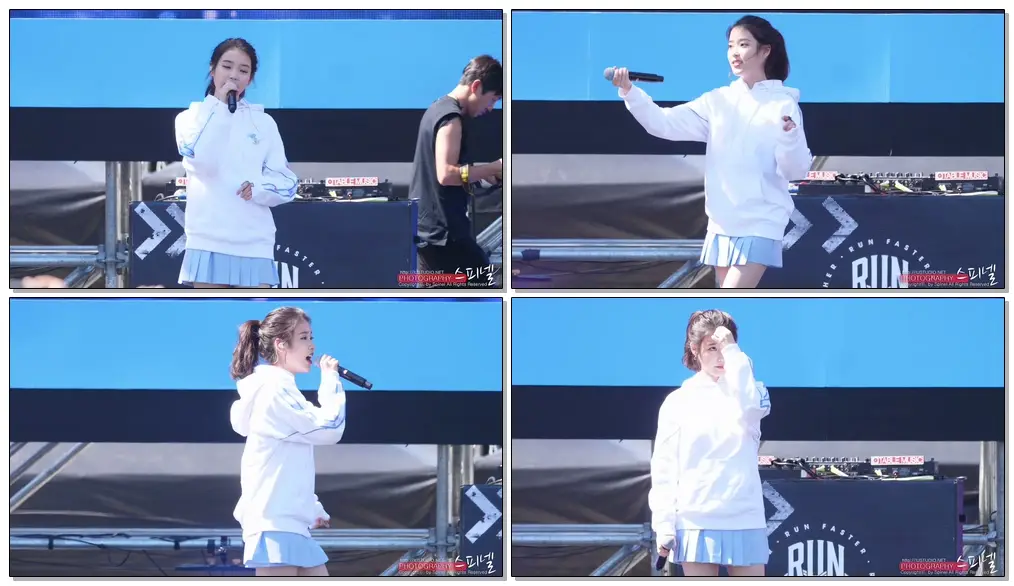 180909 아이유 IU 금요일에 만나요 Friday 4K 60P 직캠 @ 뉴발란스 마라톤 Run On by Spinel